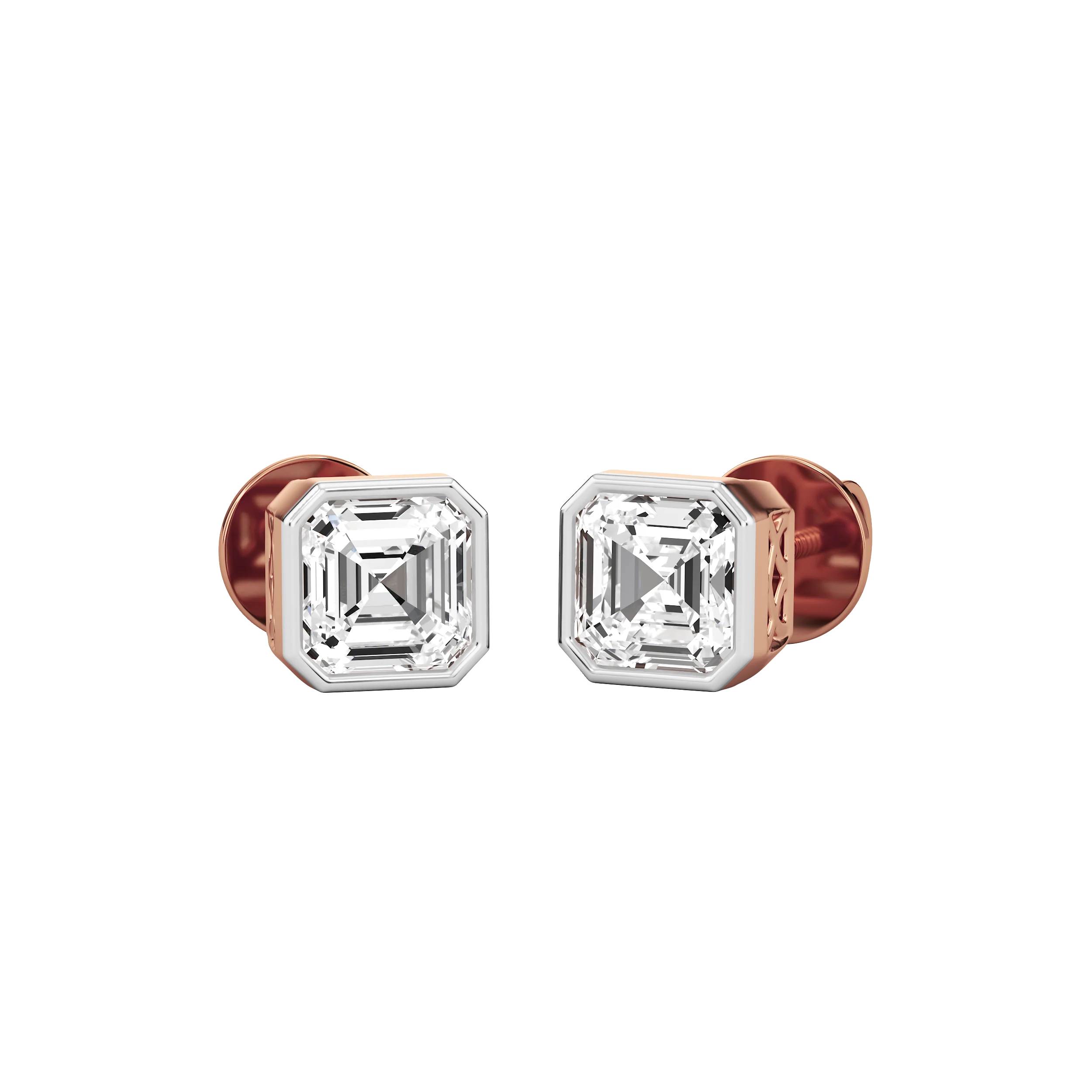 Era Edge Asscher Studs 6