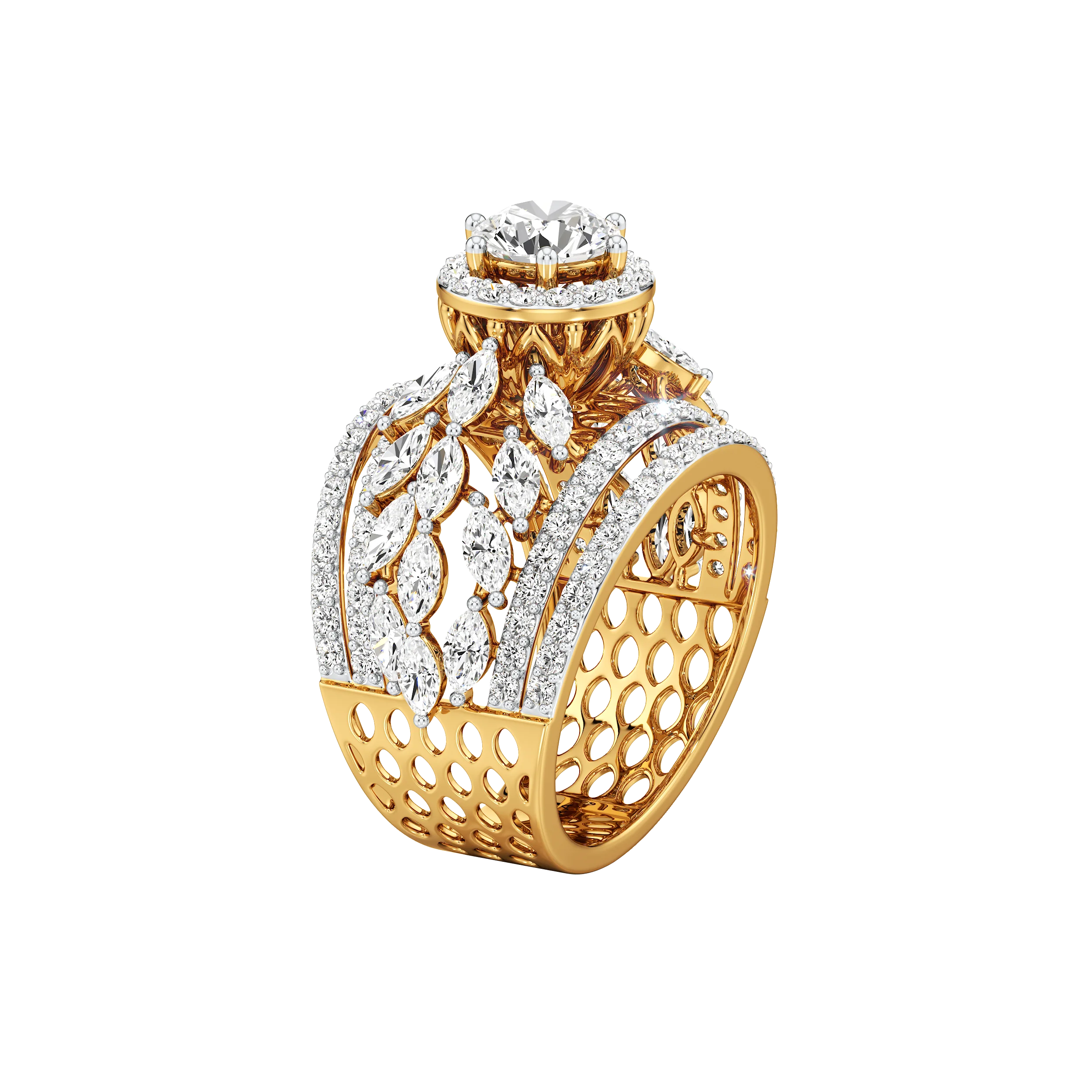 Majestic Radiance Cocktail Ring 4