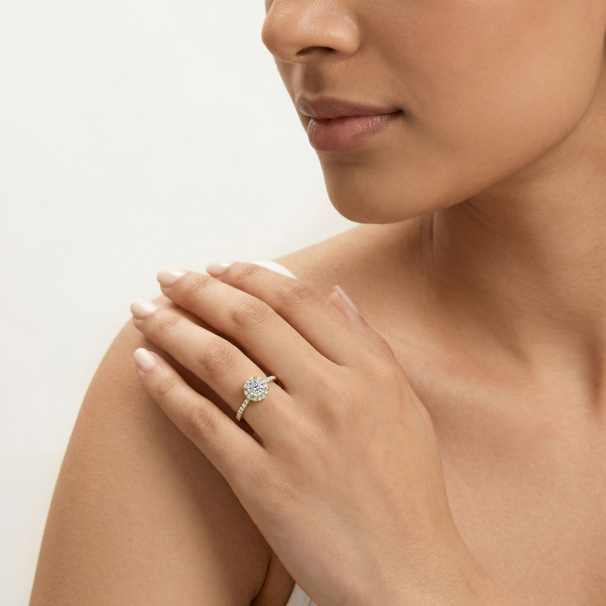 Secret Garden Solitaire Ring 1