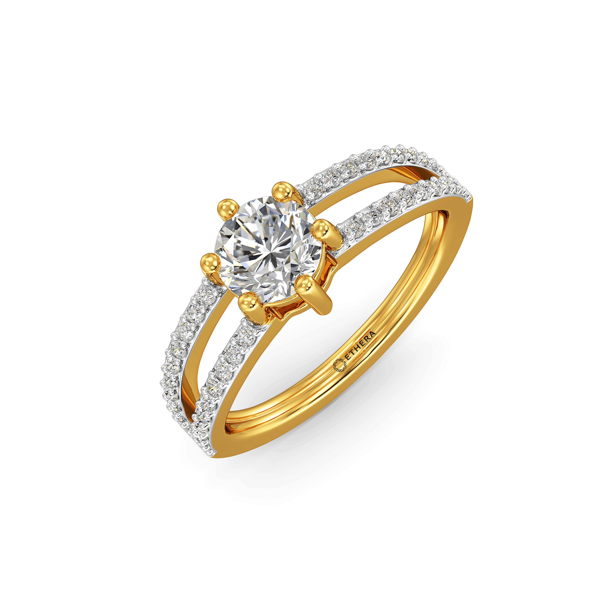 The Horizon Parallel Solitaire Ring 0
