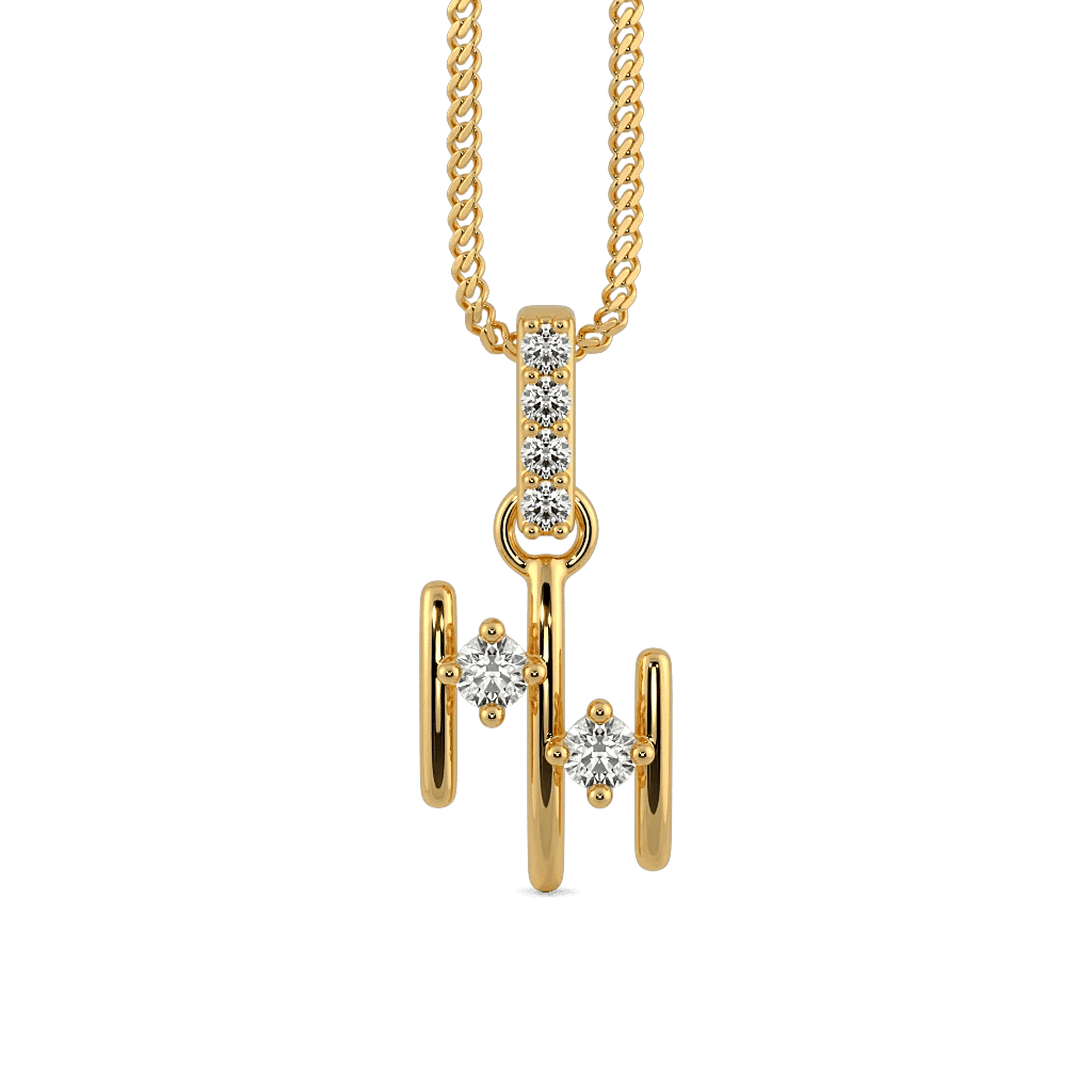 Parallel Gleam Pendant And Earrings 5