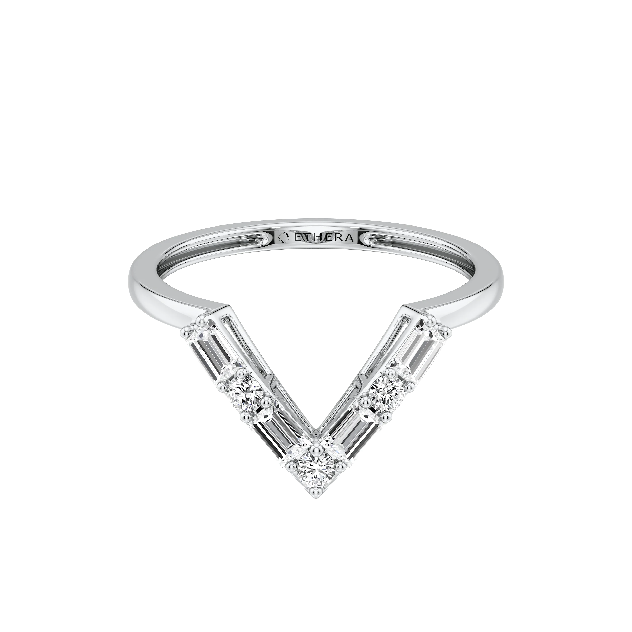 EdgeLine Baguette Ring 9