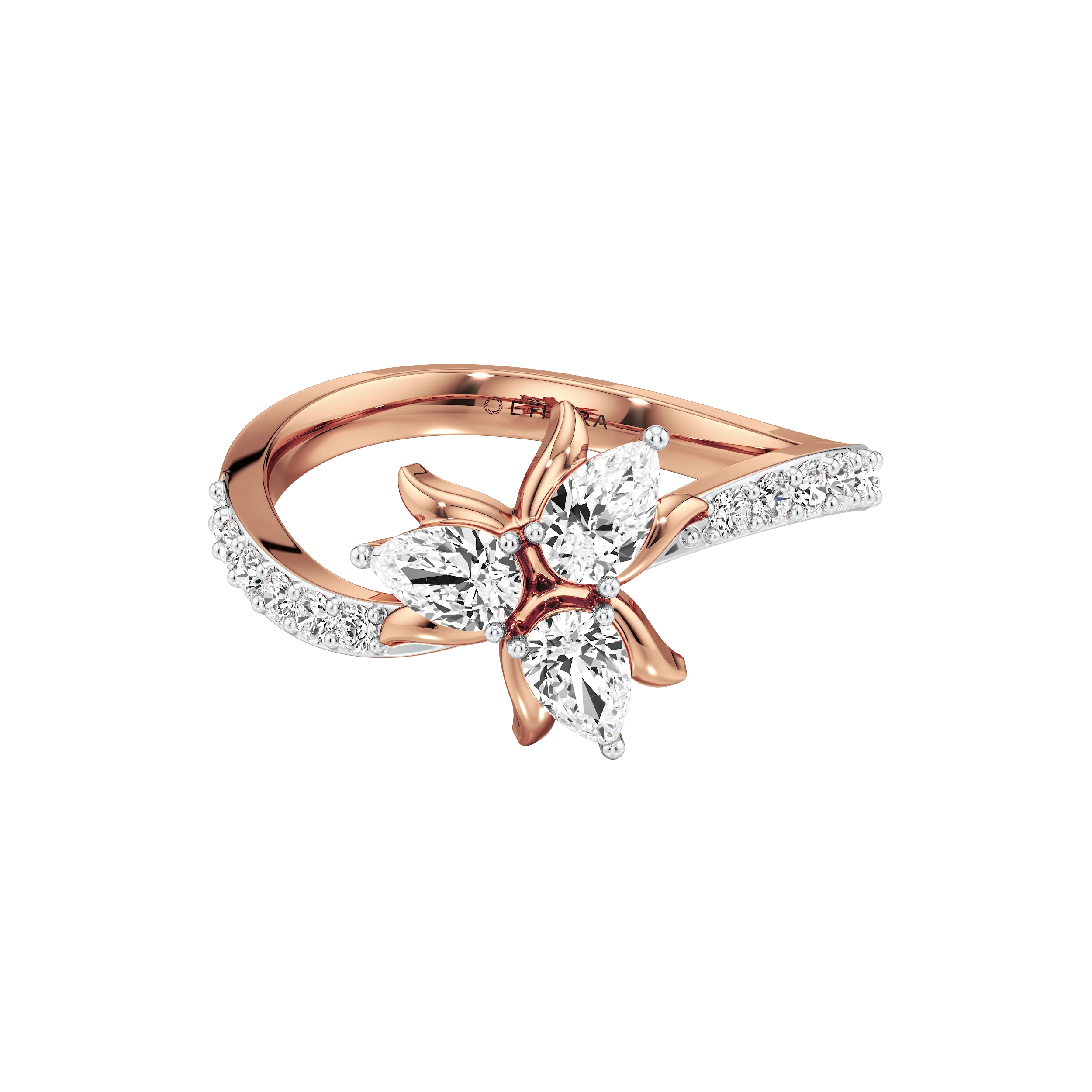 Sepels And Tepels 3 Stone Ring 12