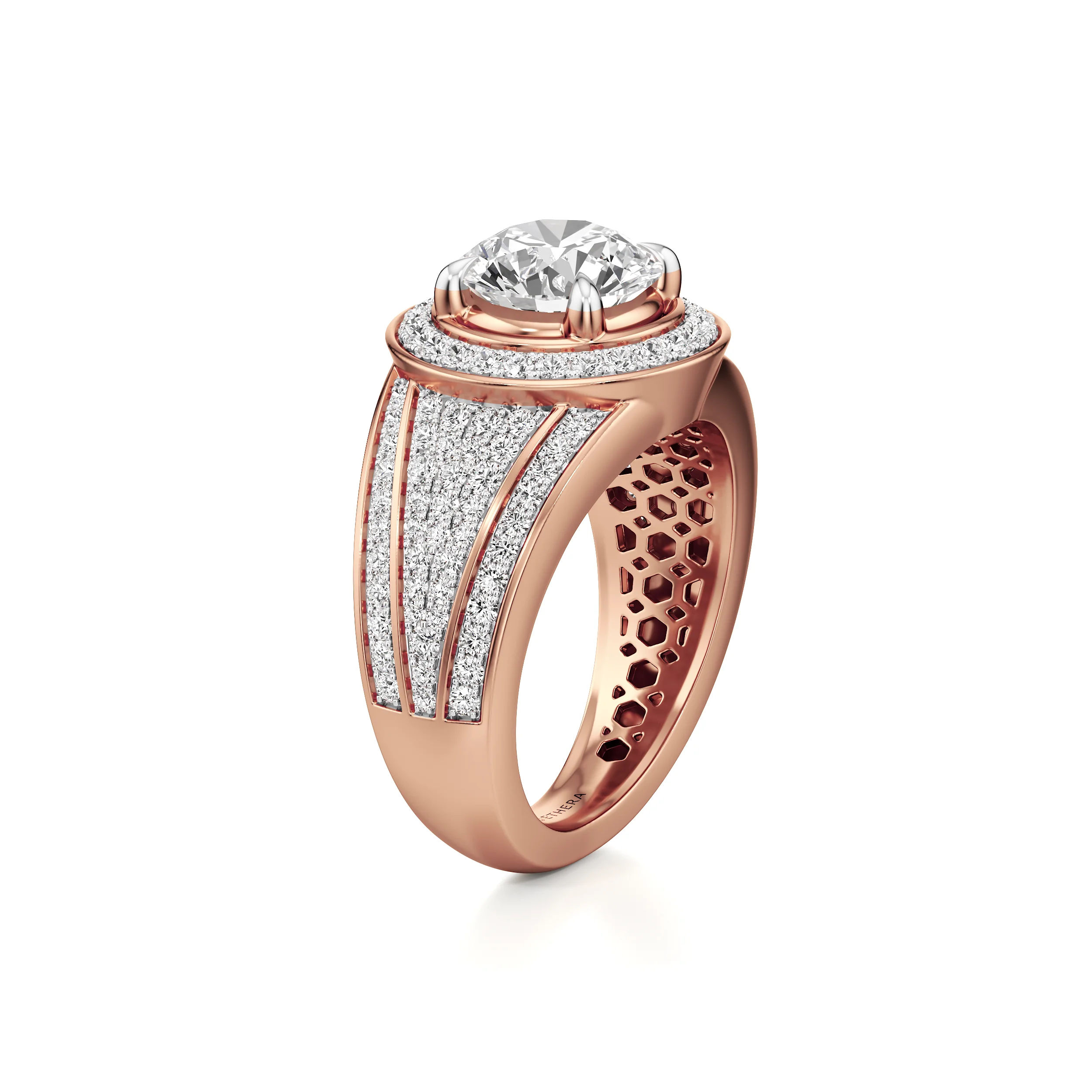 Orbit Halo Statement Ring 12