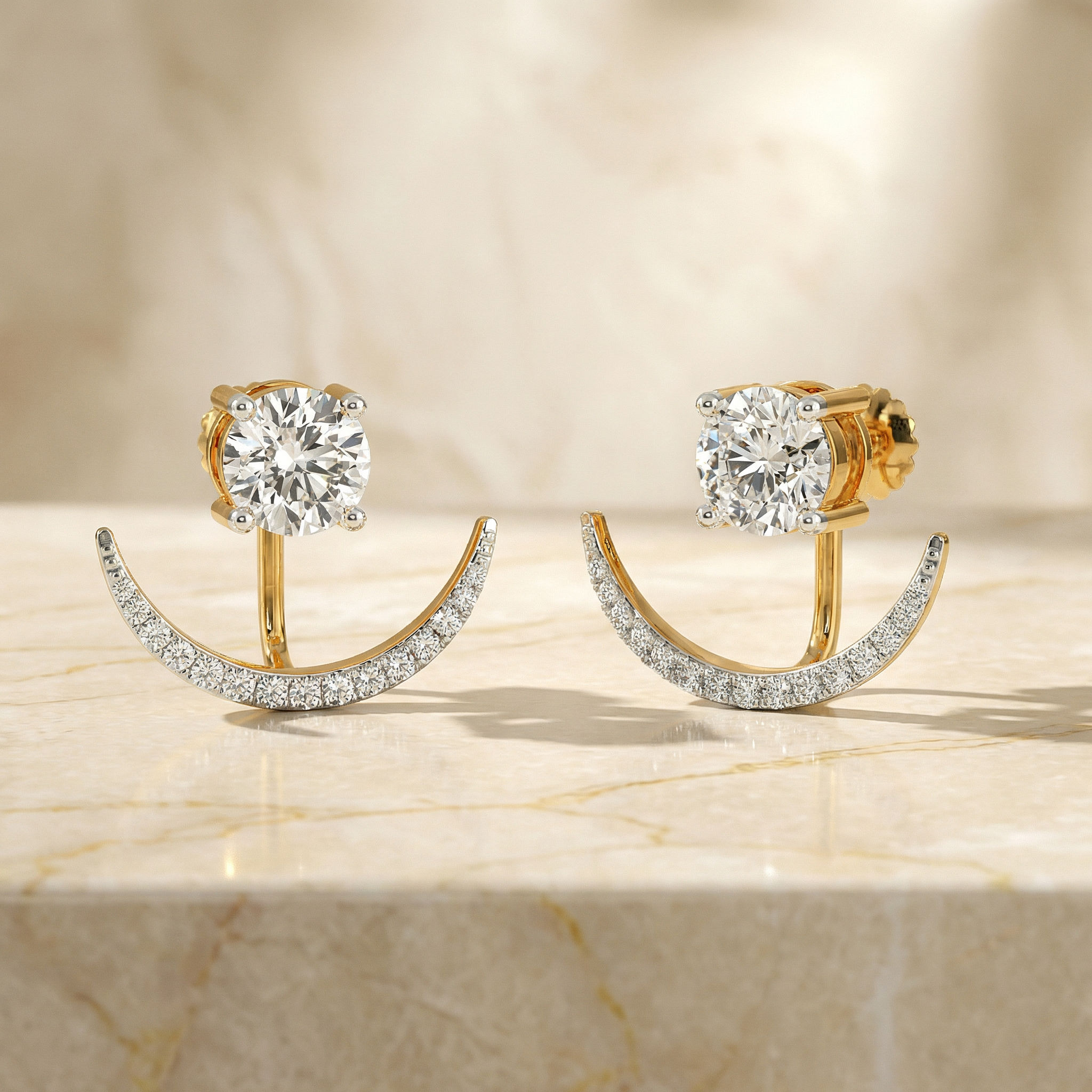 Lustre Crescent Ear Jacket 2