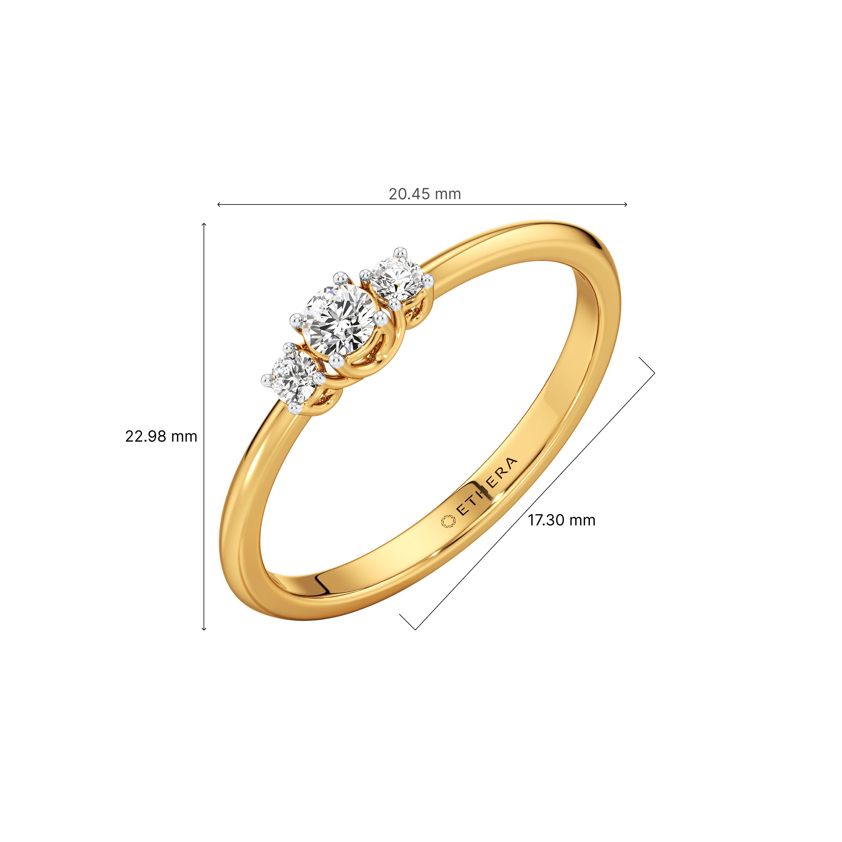 Trinity Spark Ring 6