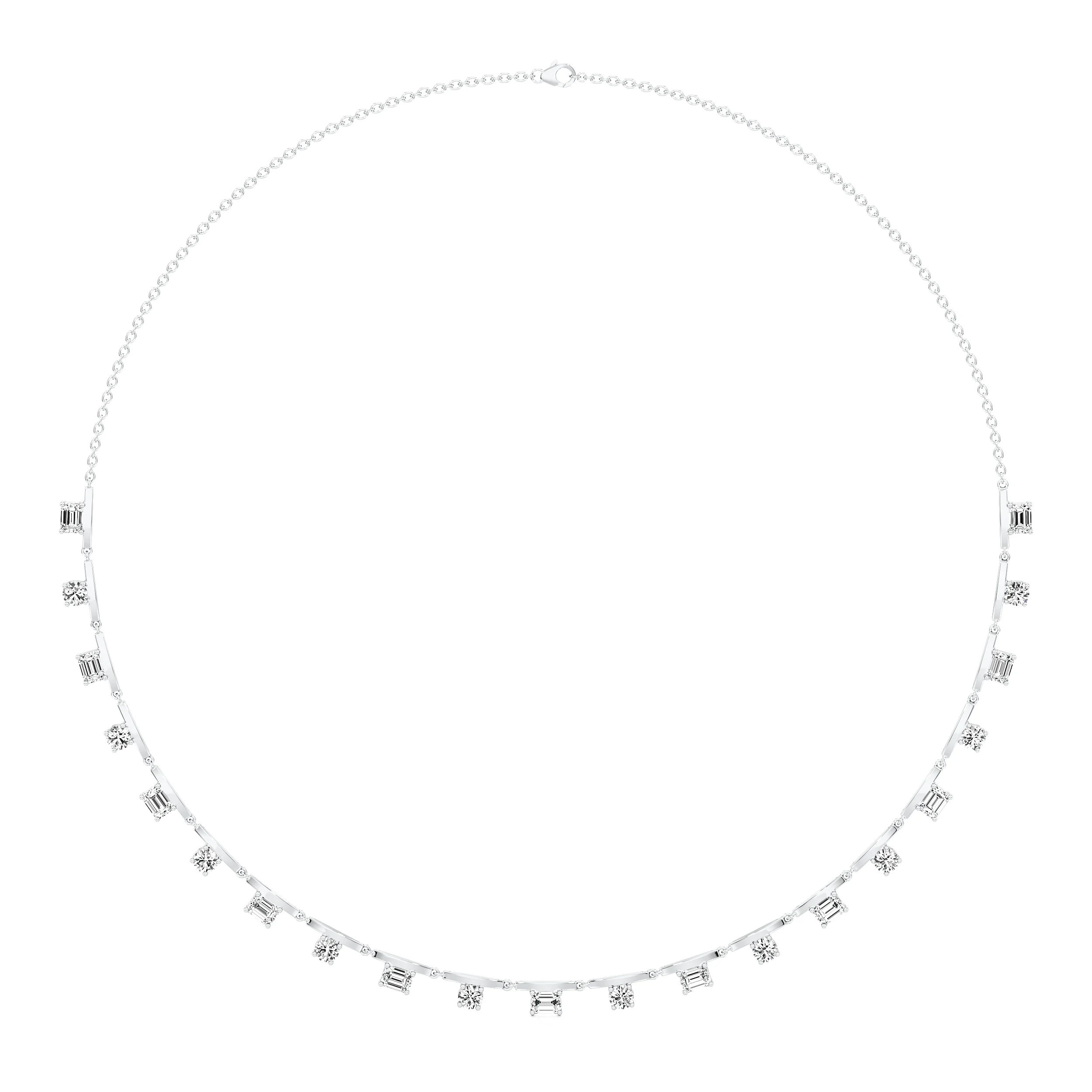 Starlight Serenade Tennis Necklace 3