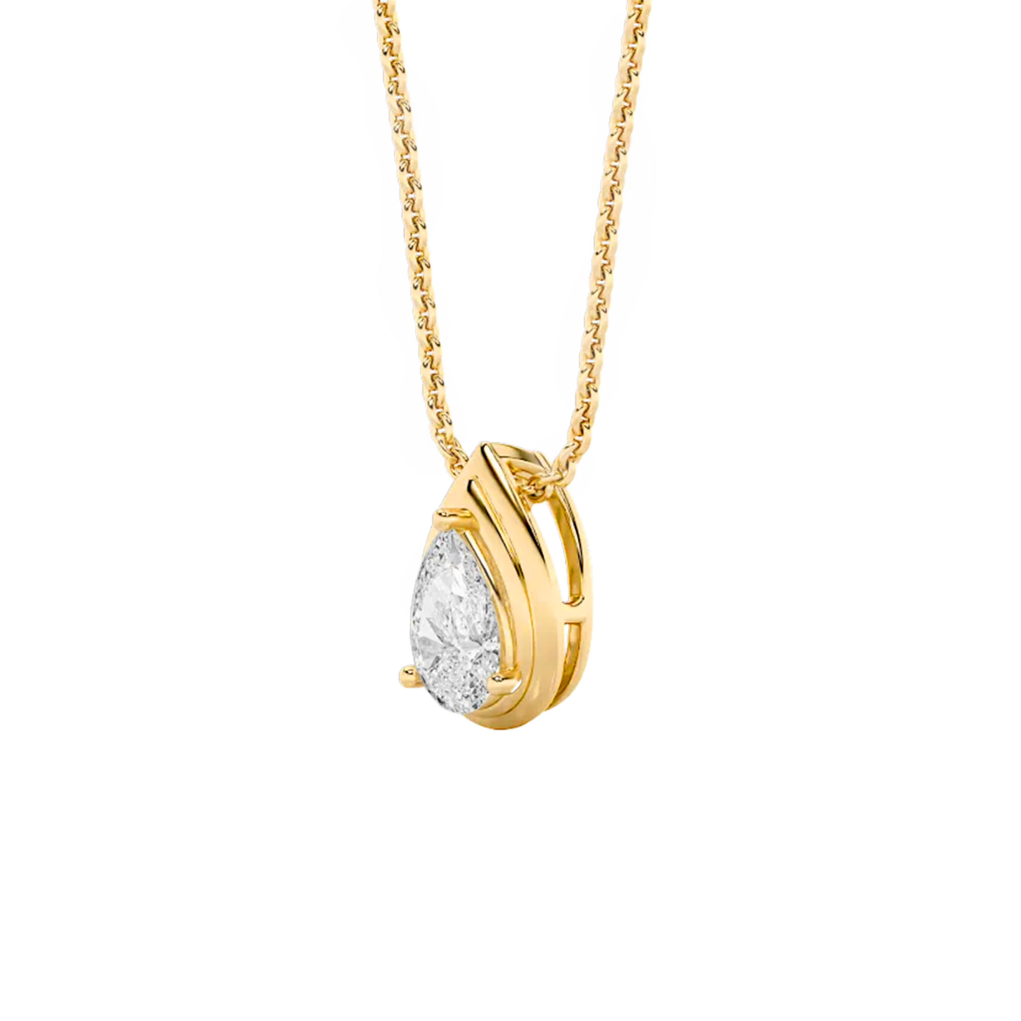 Dewdrop Solitaire Pendant 3