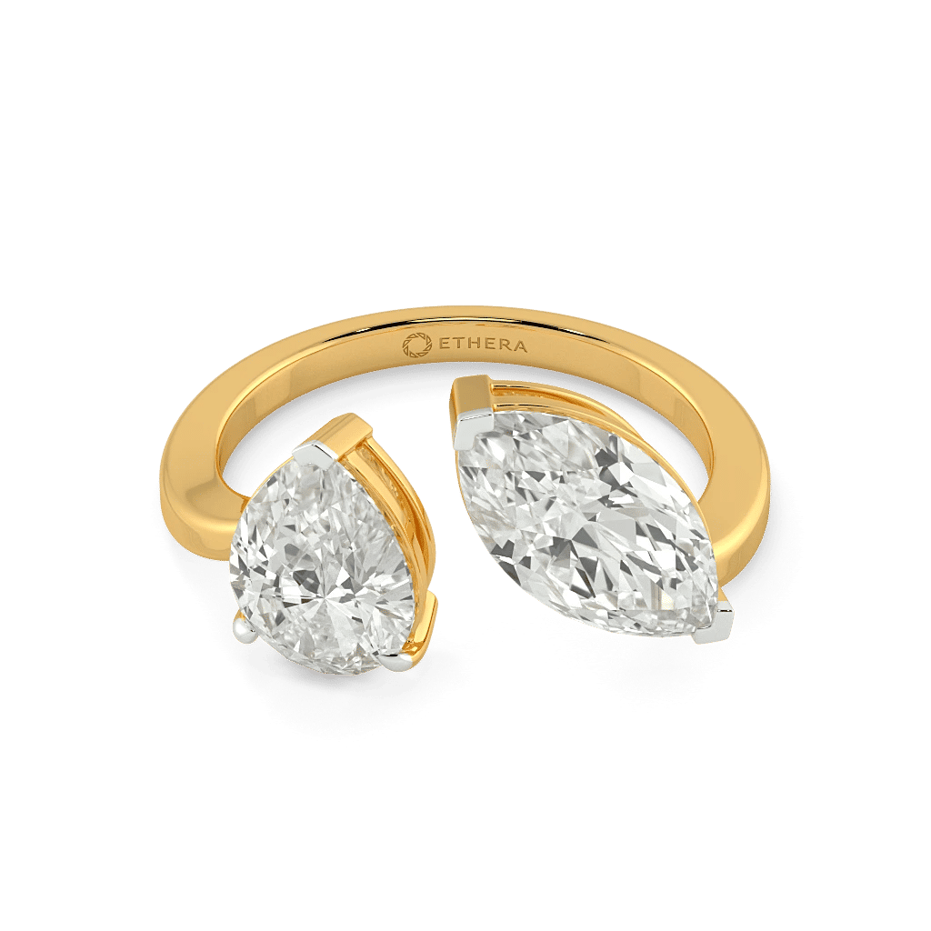 Two Of A Kind Toi et Moi Ring 3