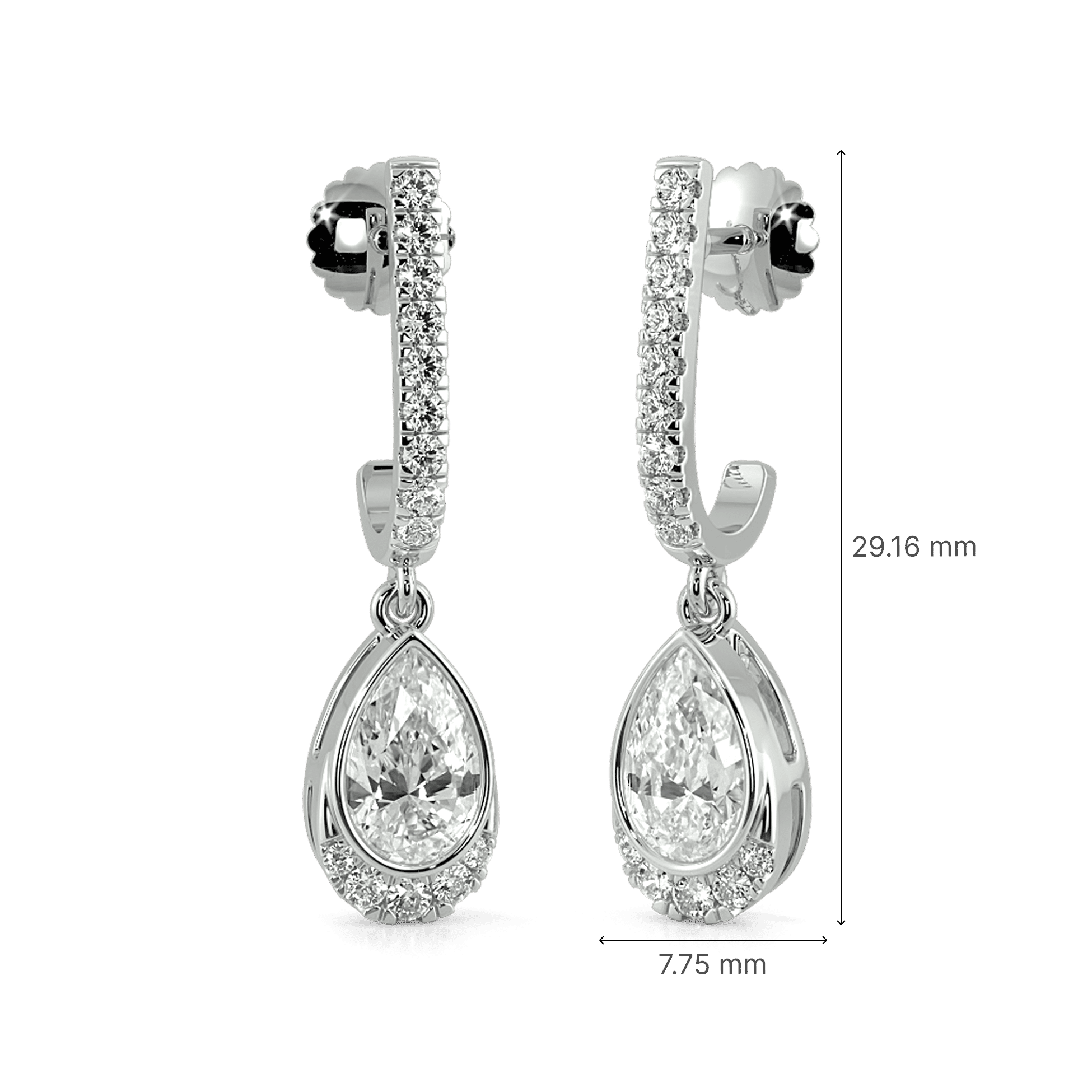 Dazzling Hook Hoop Earrings 4