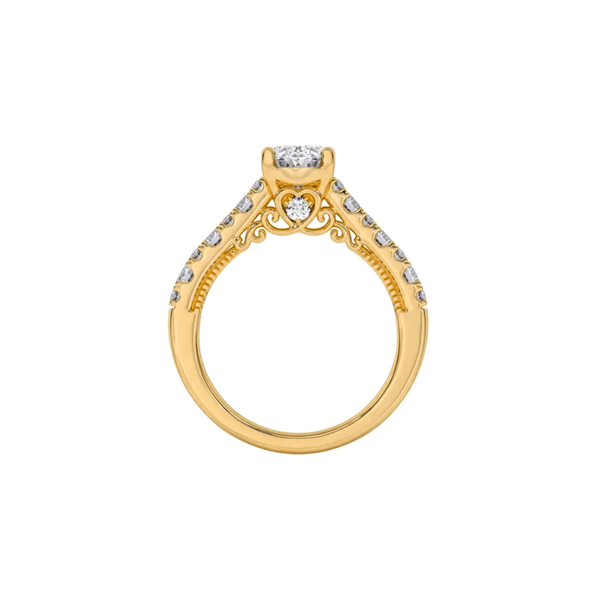 Nouveau Brilliance Solitaire Ring 4