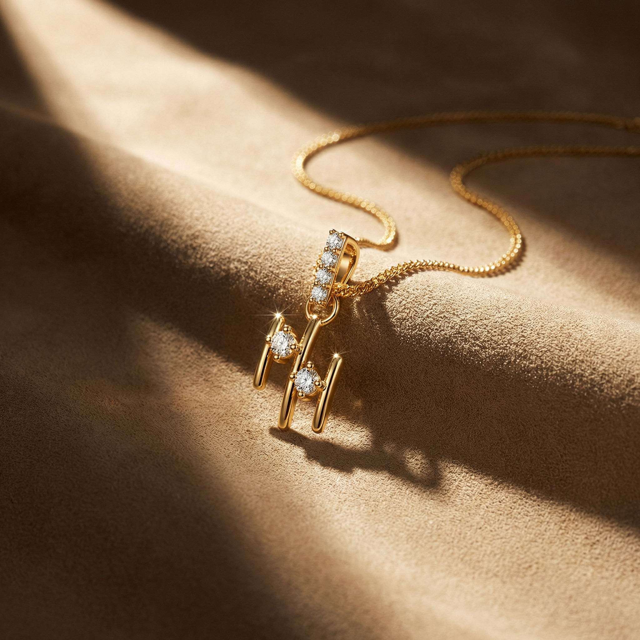 Parallel Gleam Pendant And Earrings 2