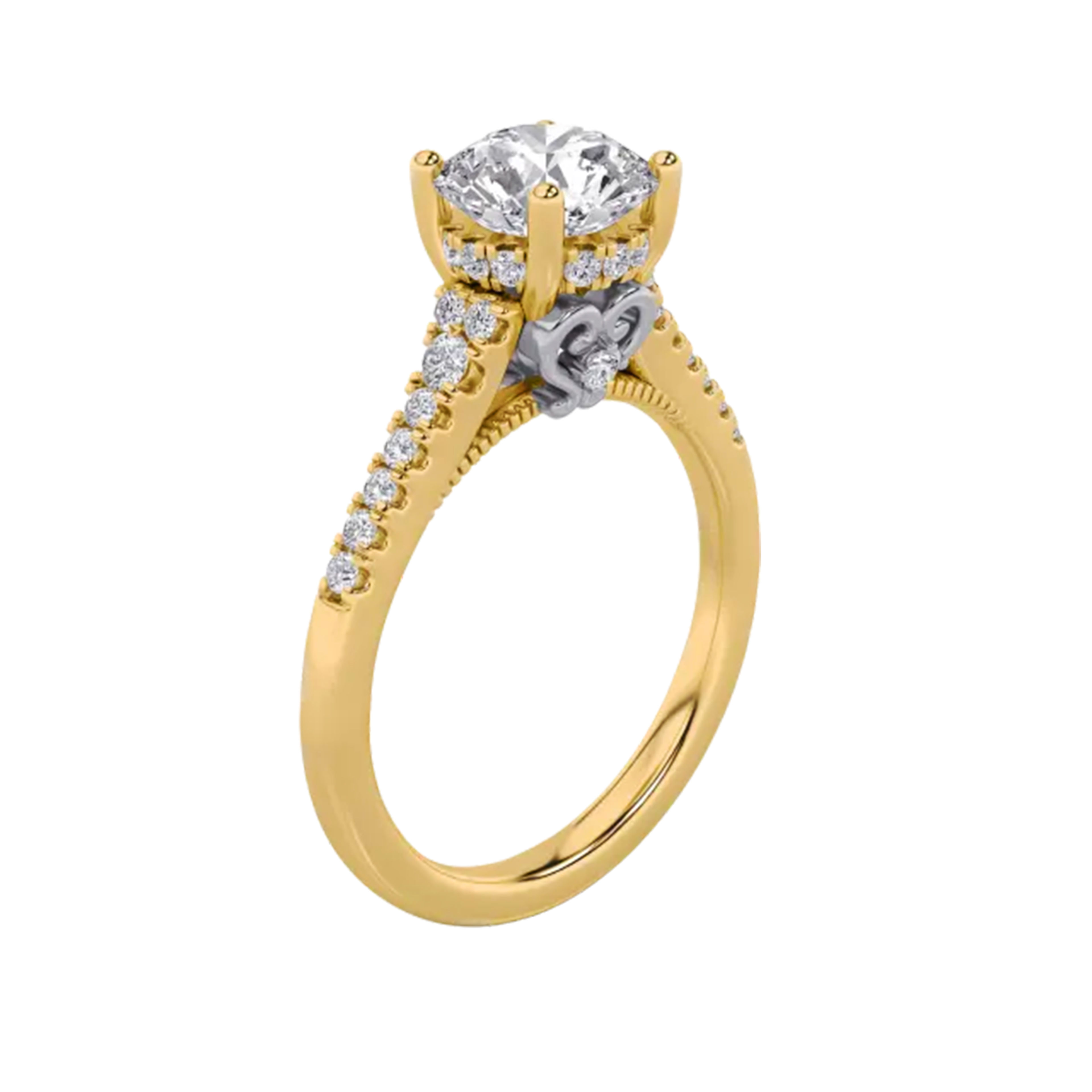 Blush Radiance Solitaire Ring 3