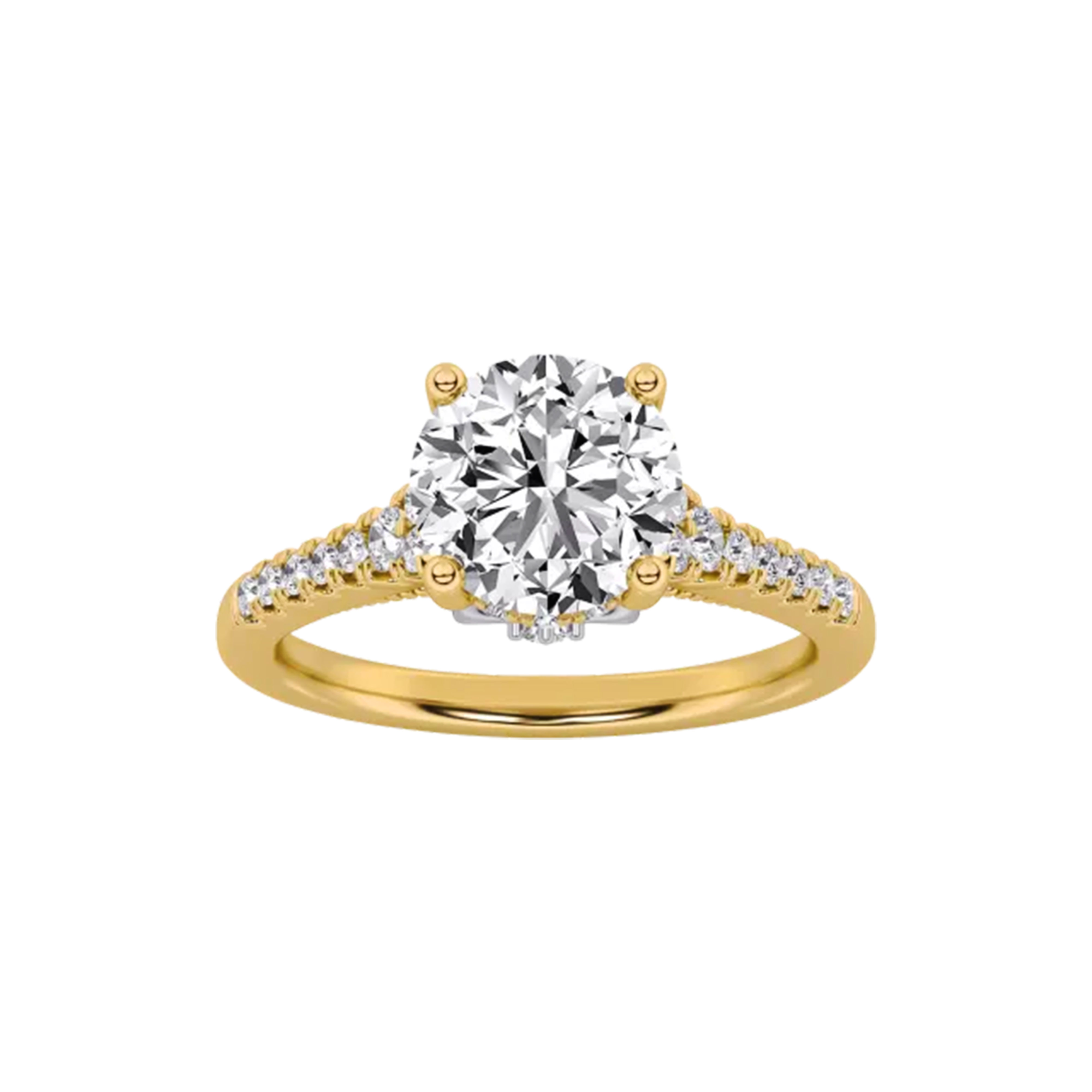Blush Radiance Solitaire Ring