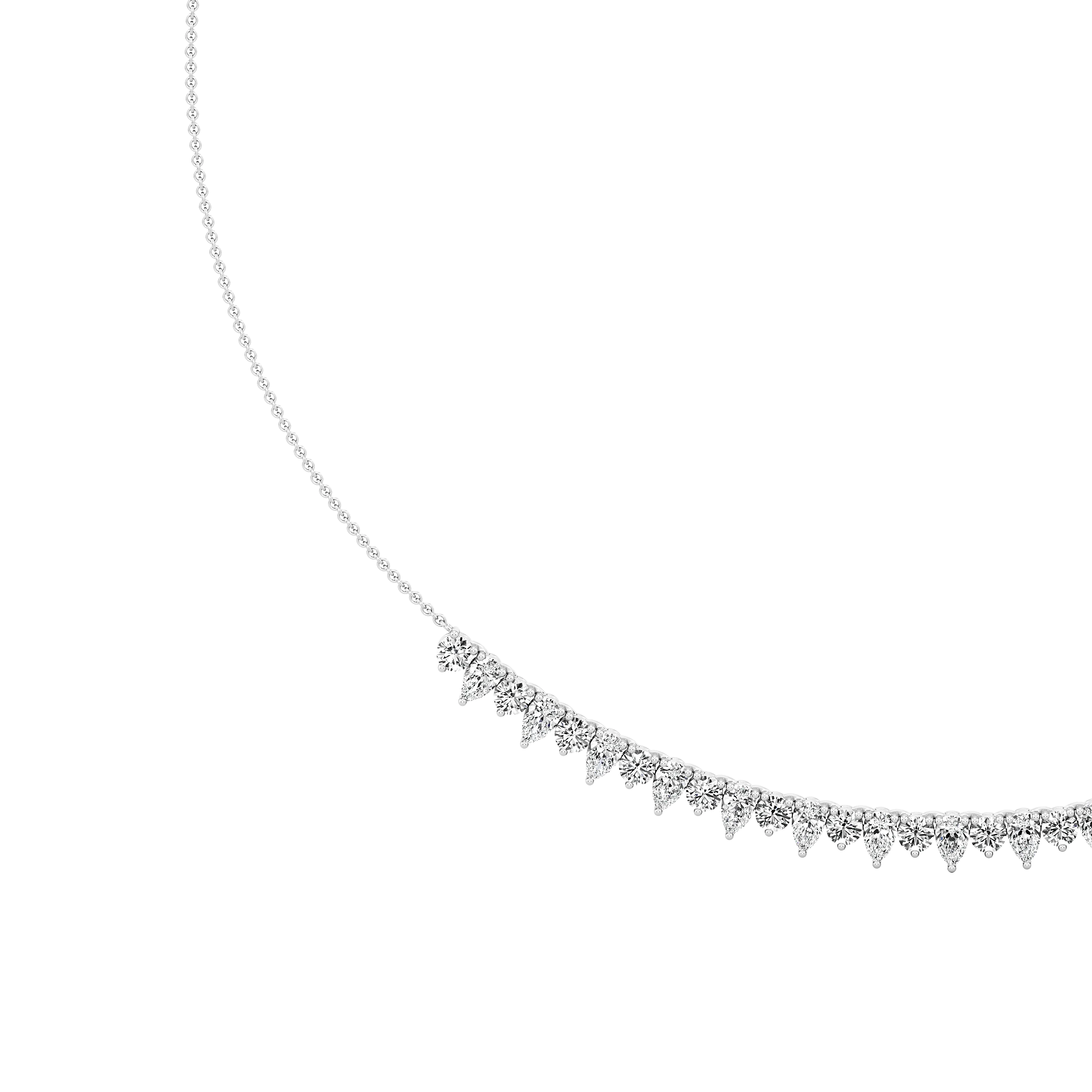 Cascade Line Diamond Necklace 5