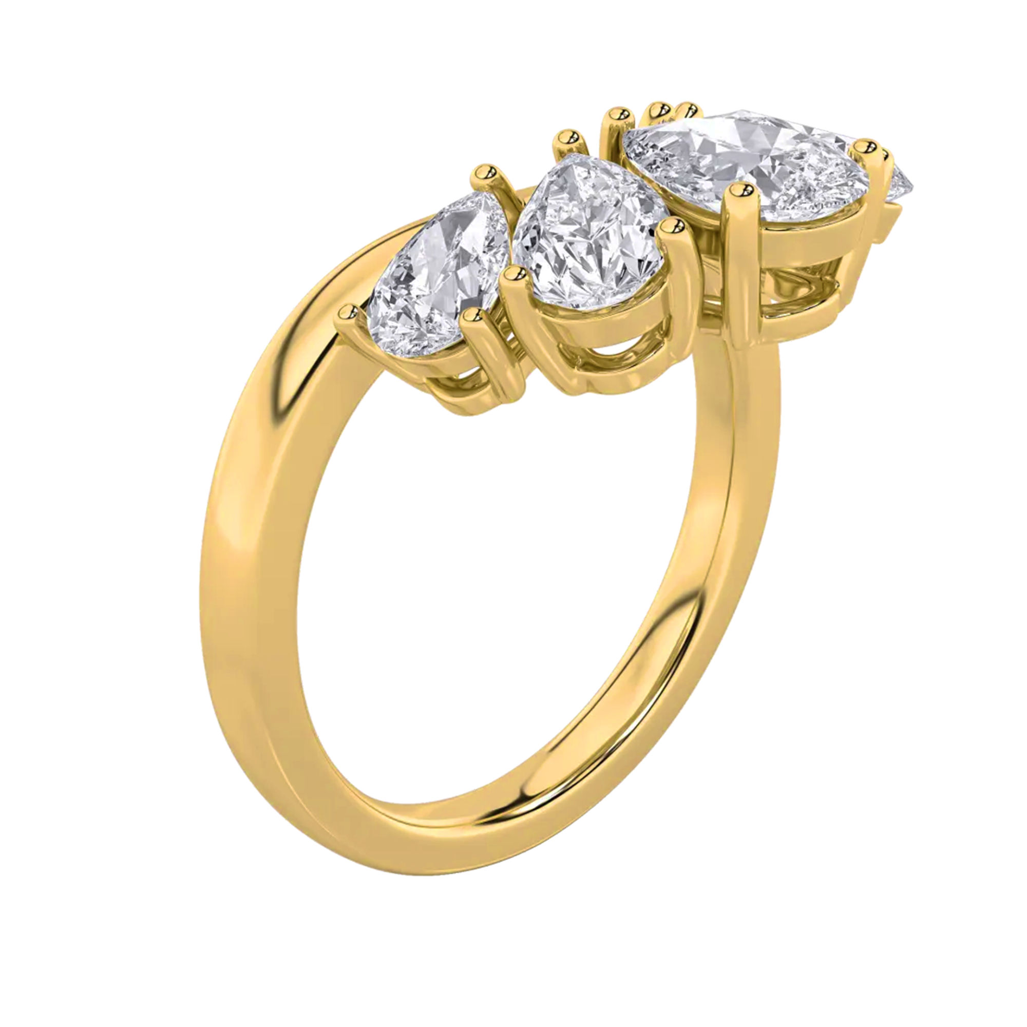 Crowned Glory Five Stone Ring 1
