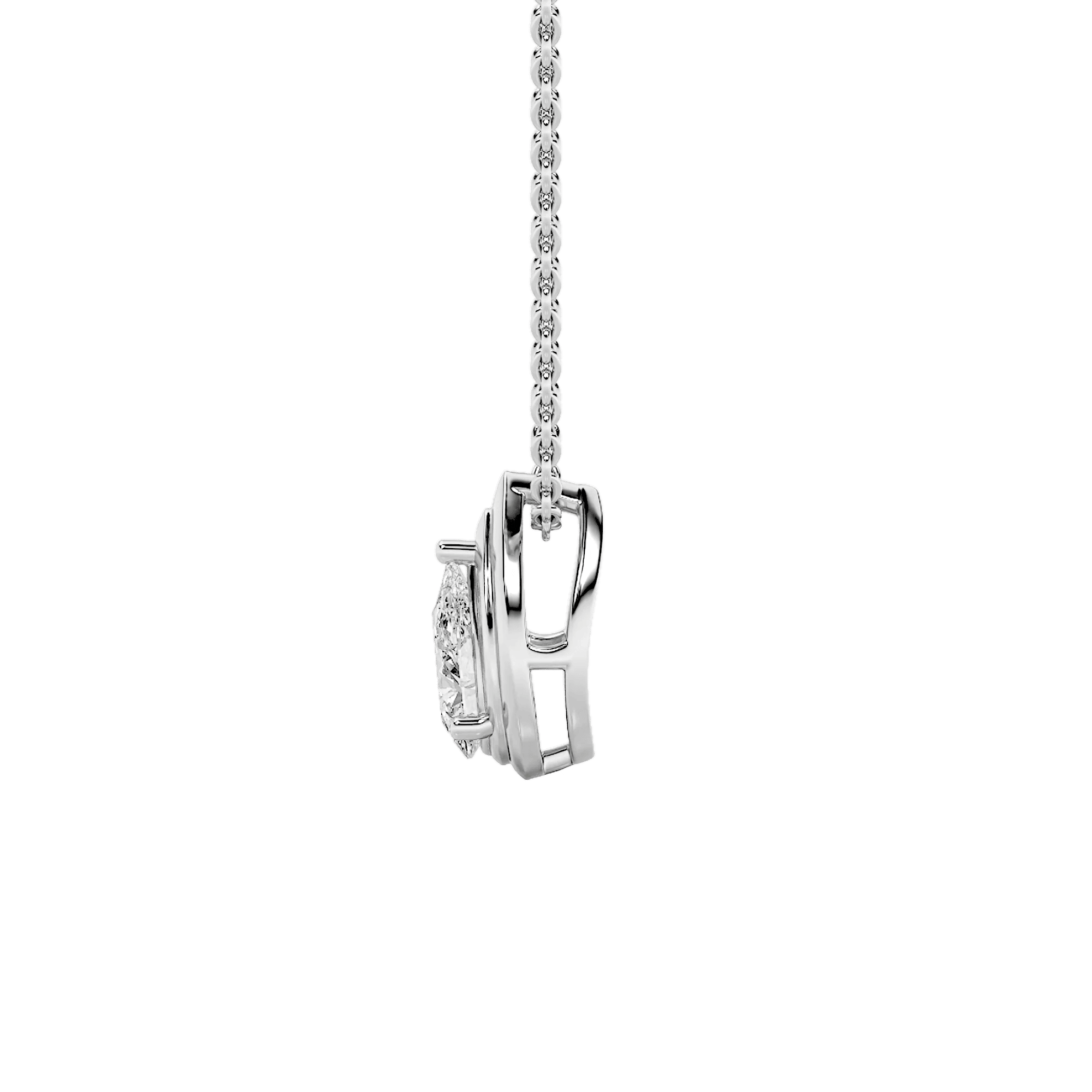 Dewdrop Solitaire Pendant 7