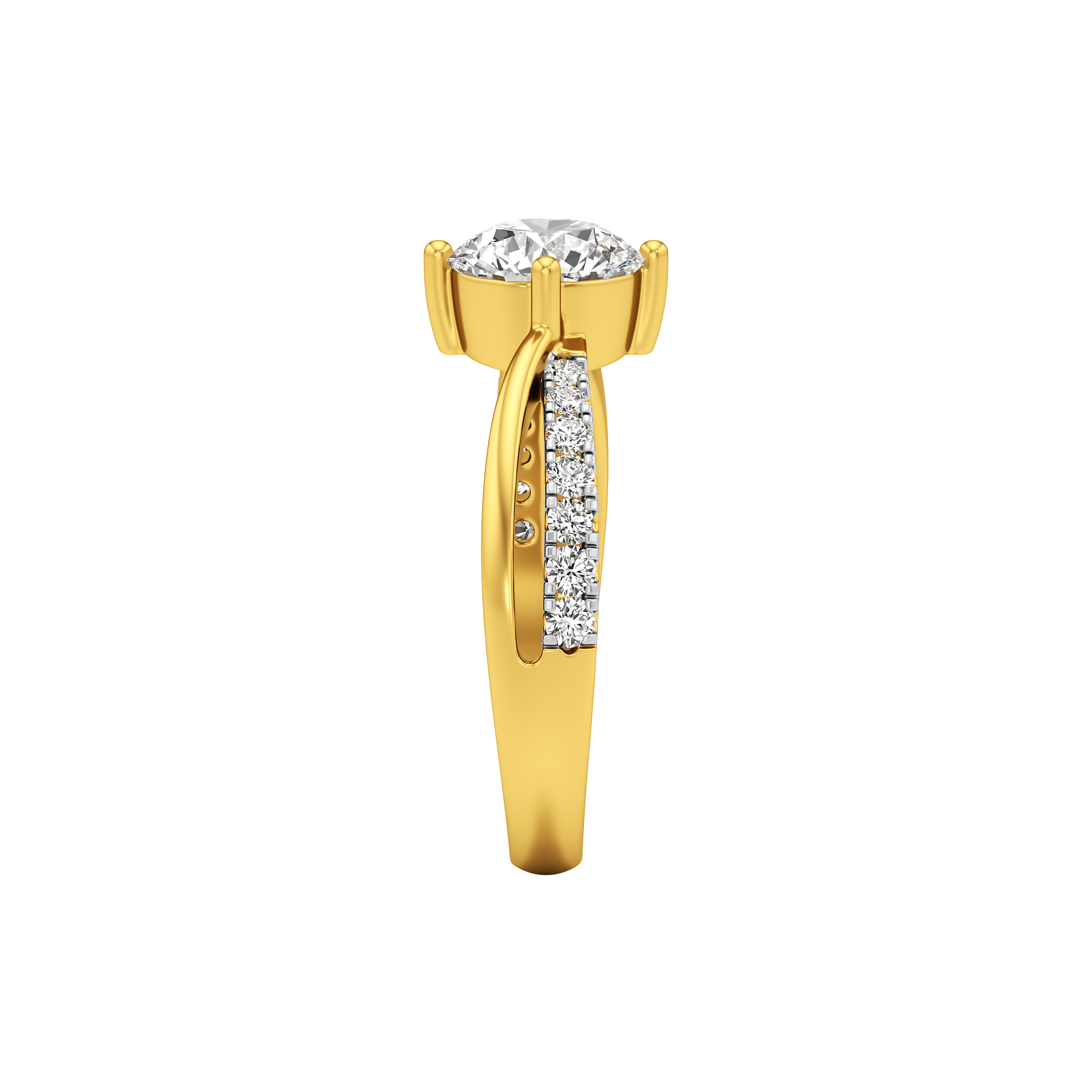 Twistglow Solitaire Ring 2