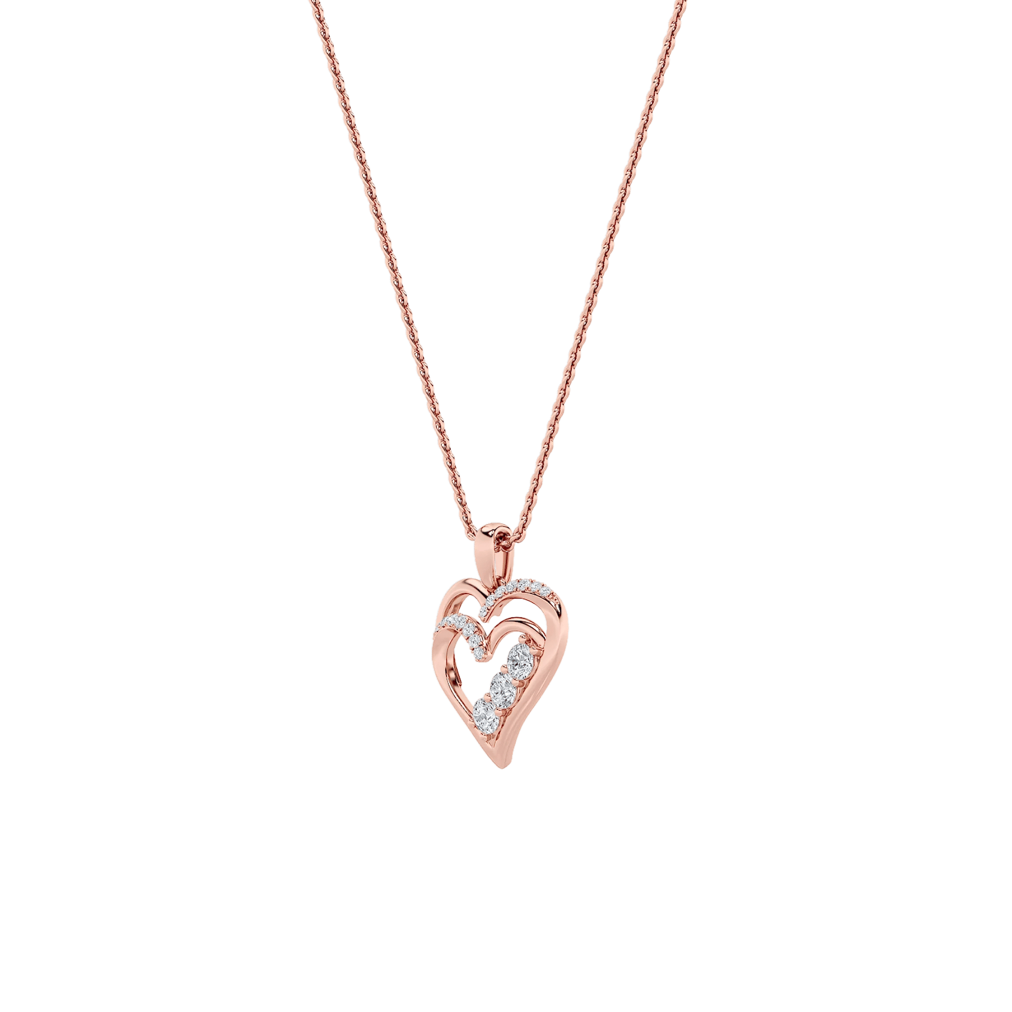 Hearts Entwine Pendant 10
