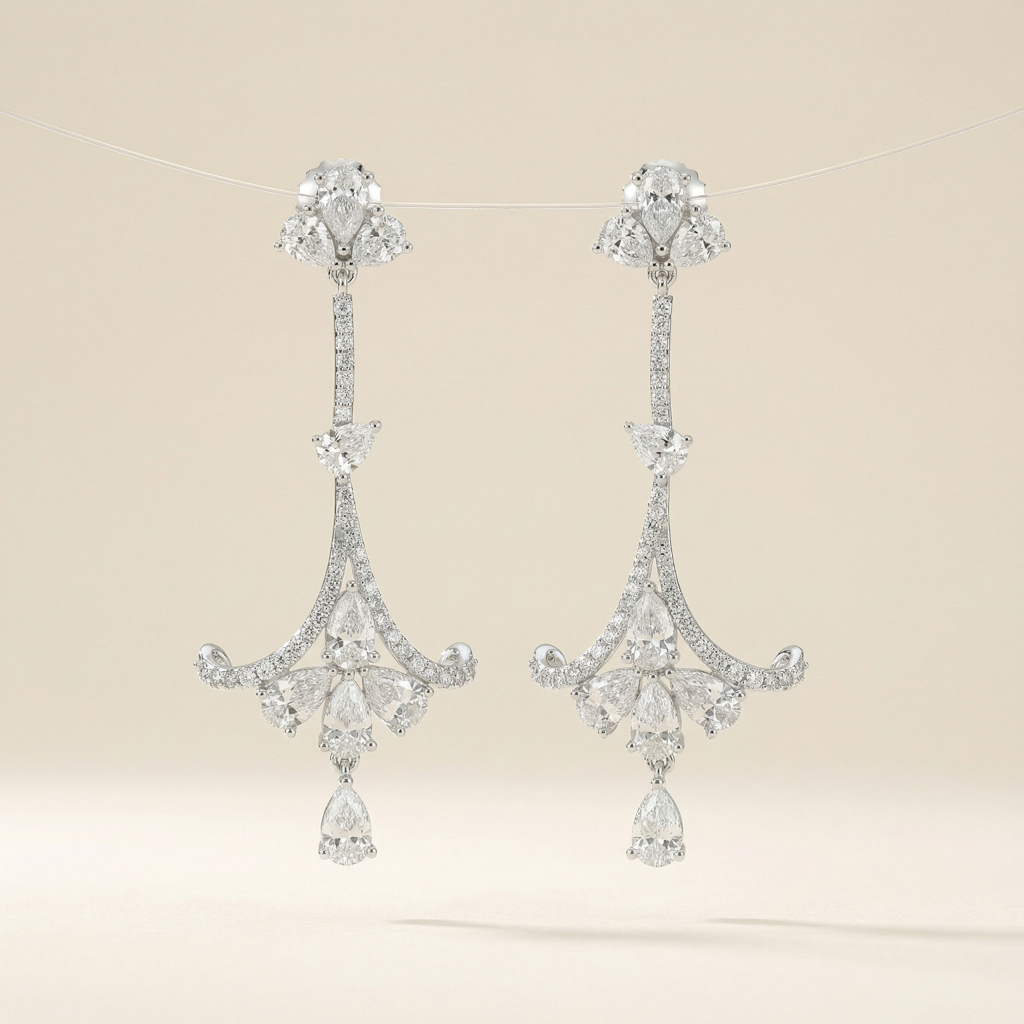 Lustre Arc Drop Earrings 2
