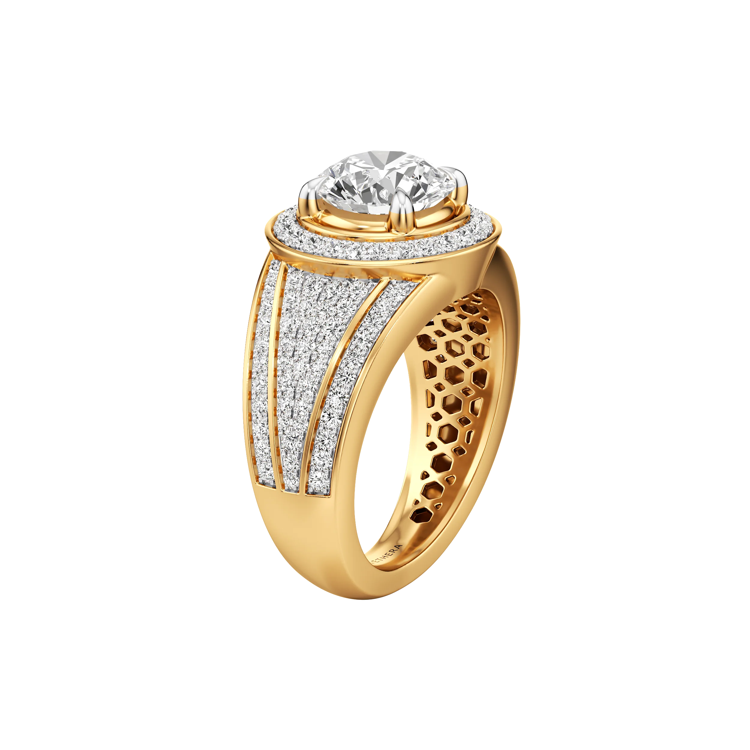 Orbit Halo Statement Ring 4