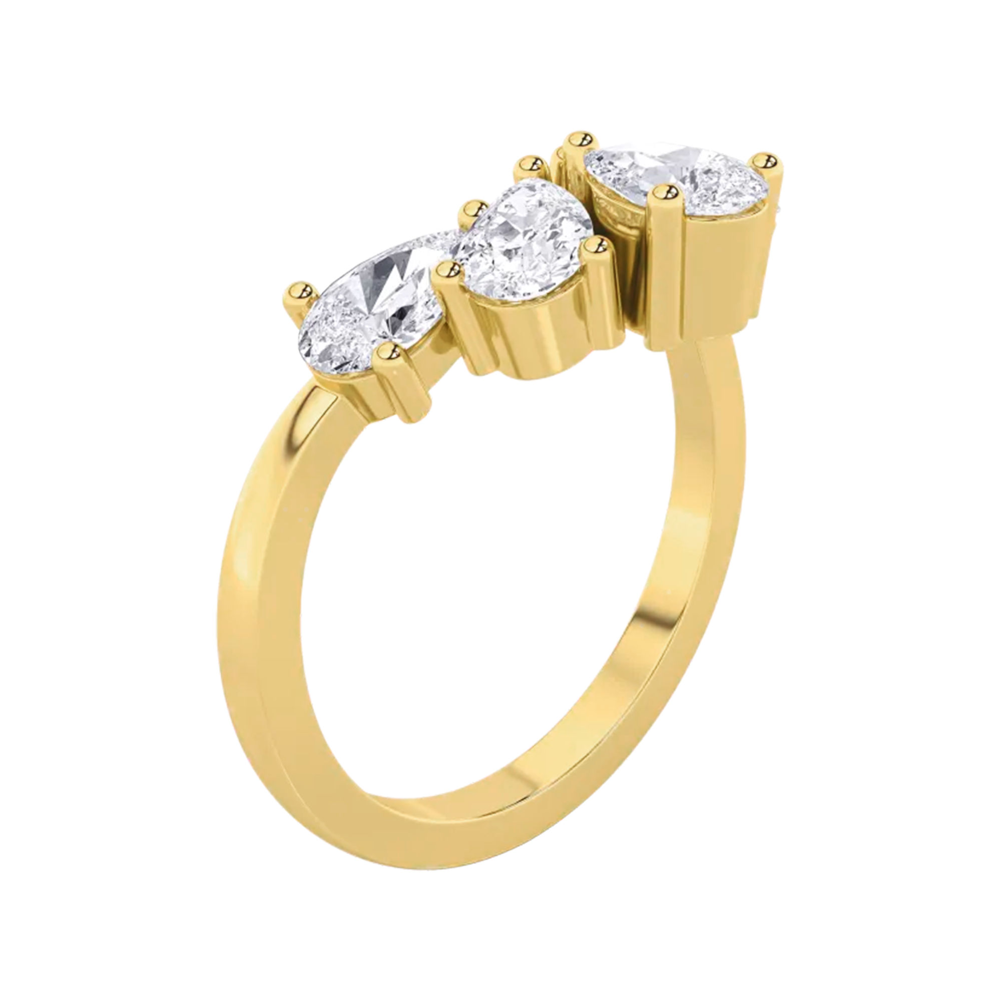 V-Five Sparkle 5 Stone Ring 3