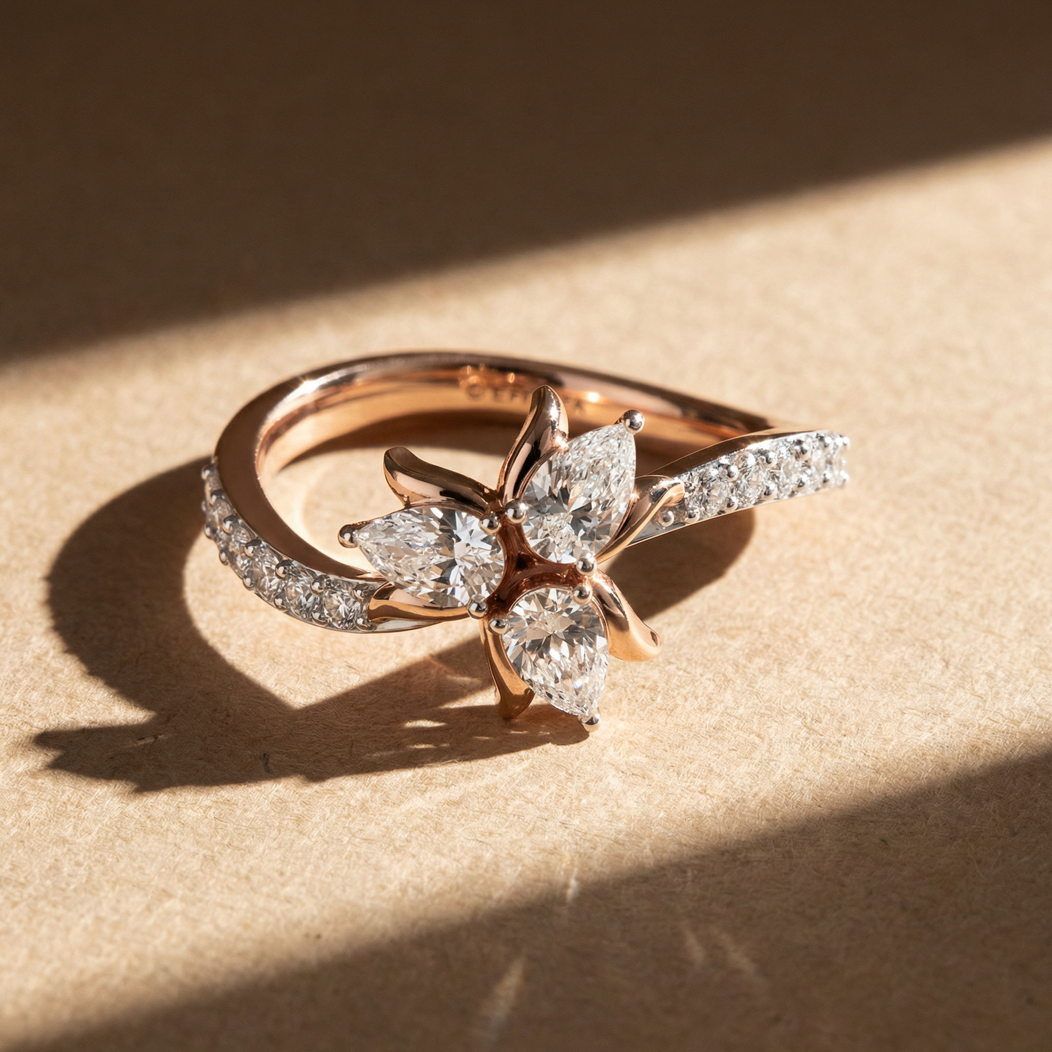 Sepels And Tepels 3 Stone Ring 2