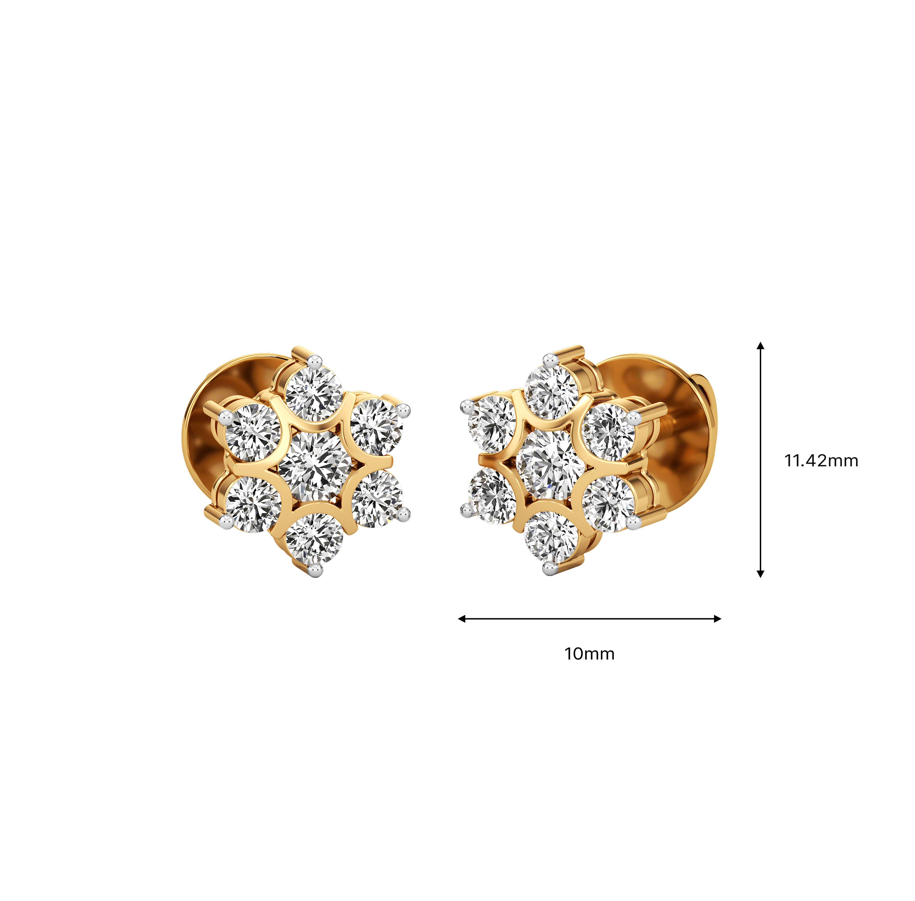 Starburst Bloom Studs 3