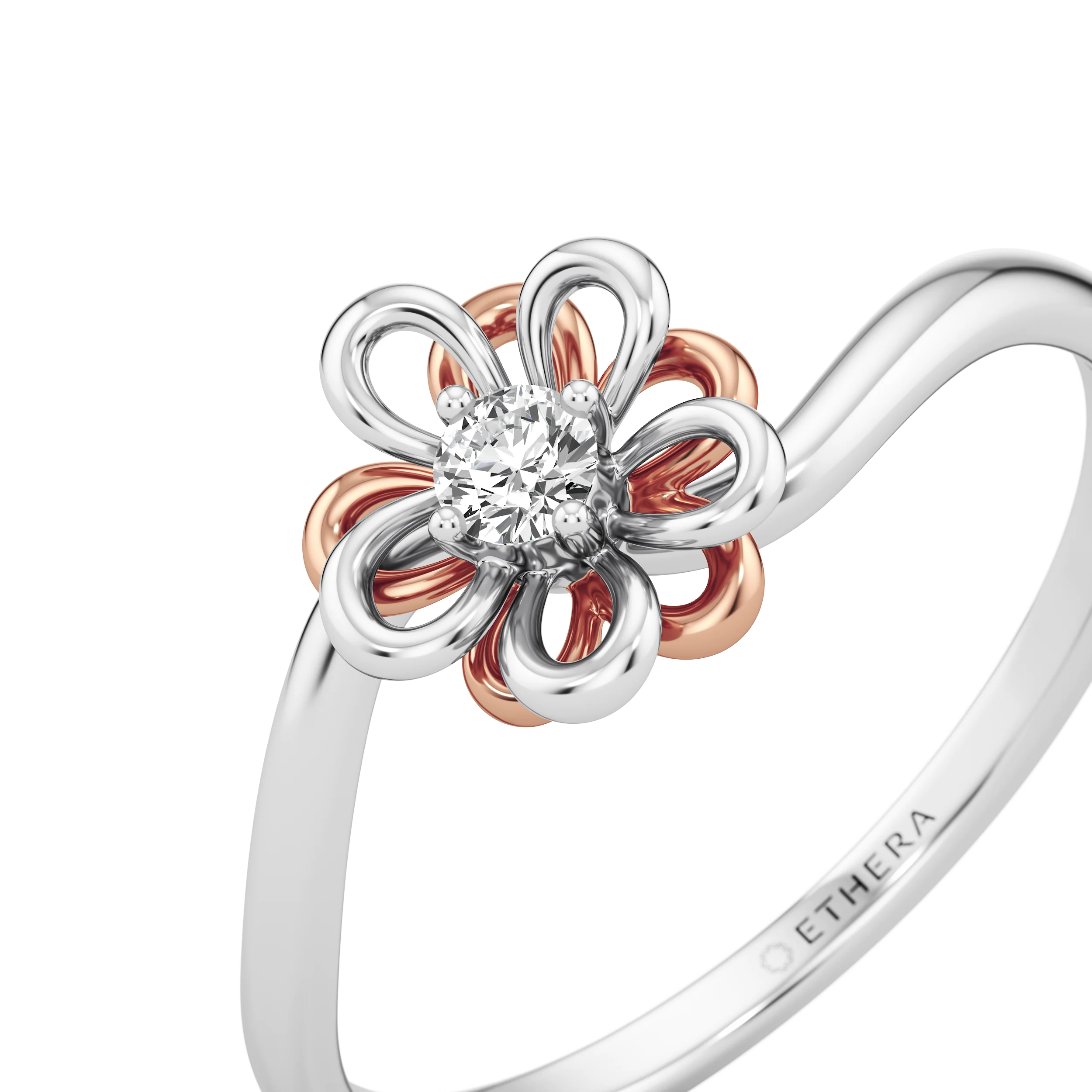 Rosette Loop Ring 8