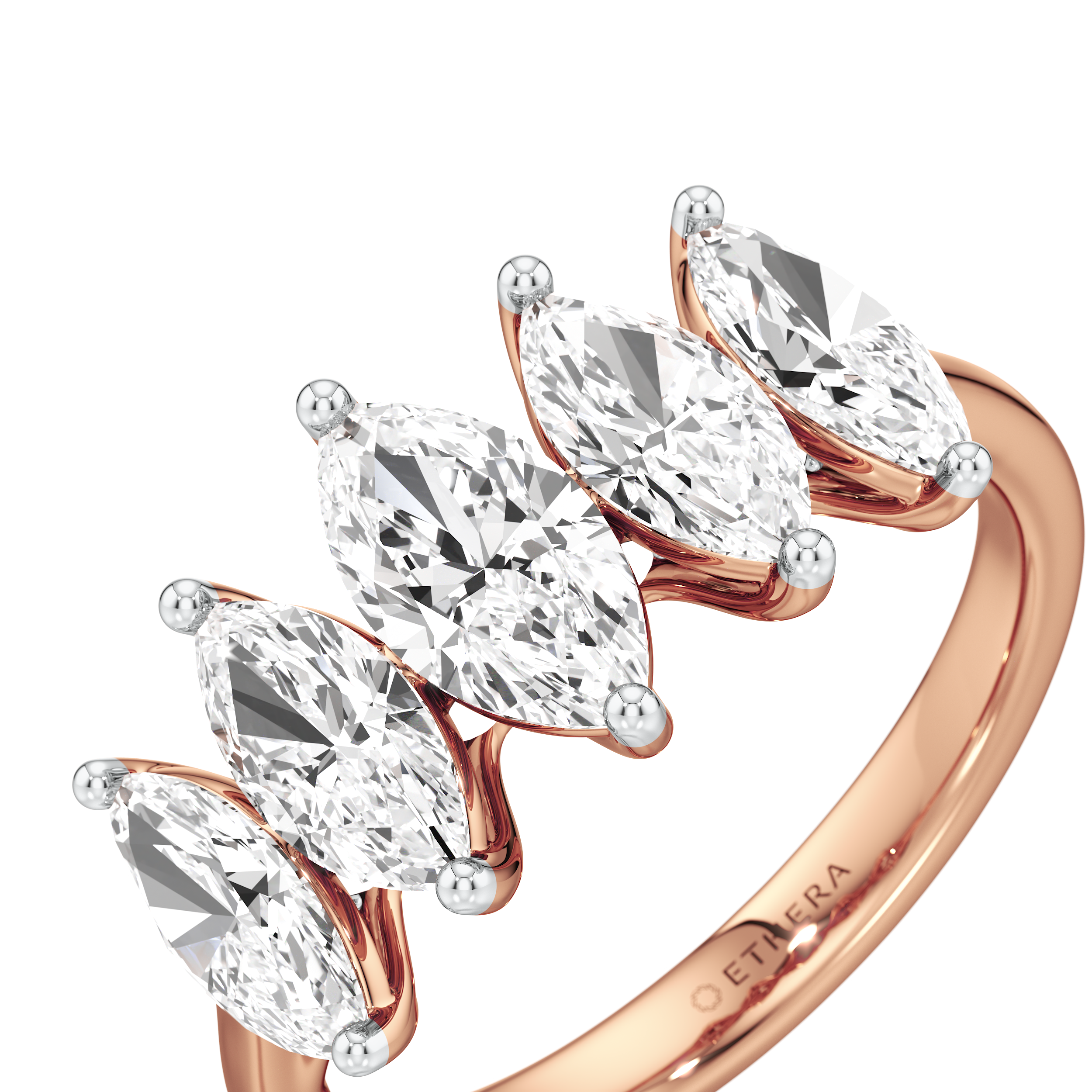 Marquise Penta Five Stone Ring 11
