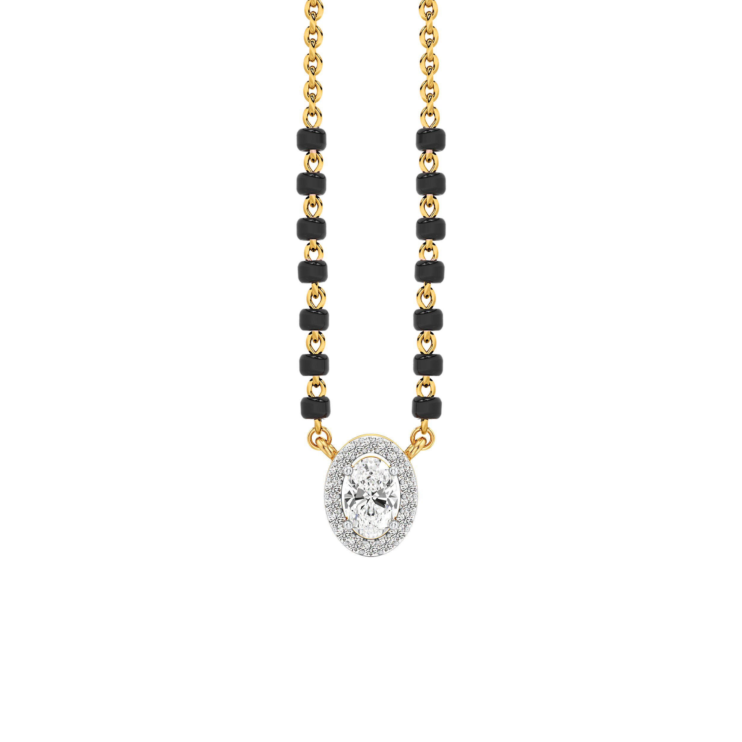 Lustre Oval Mangalsutra hover