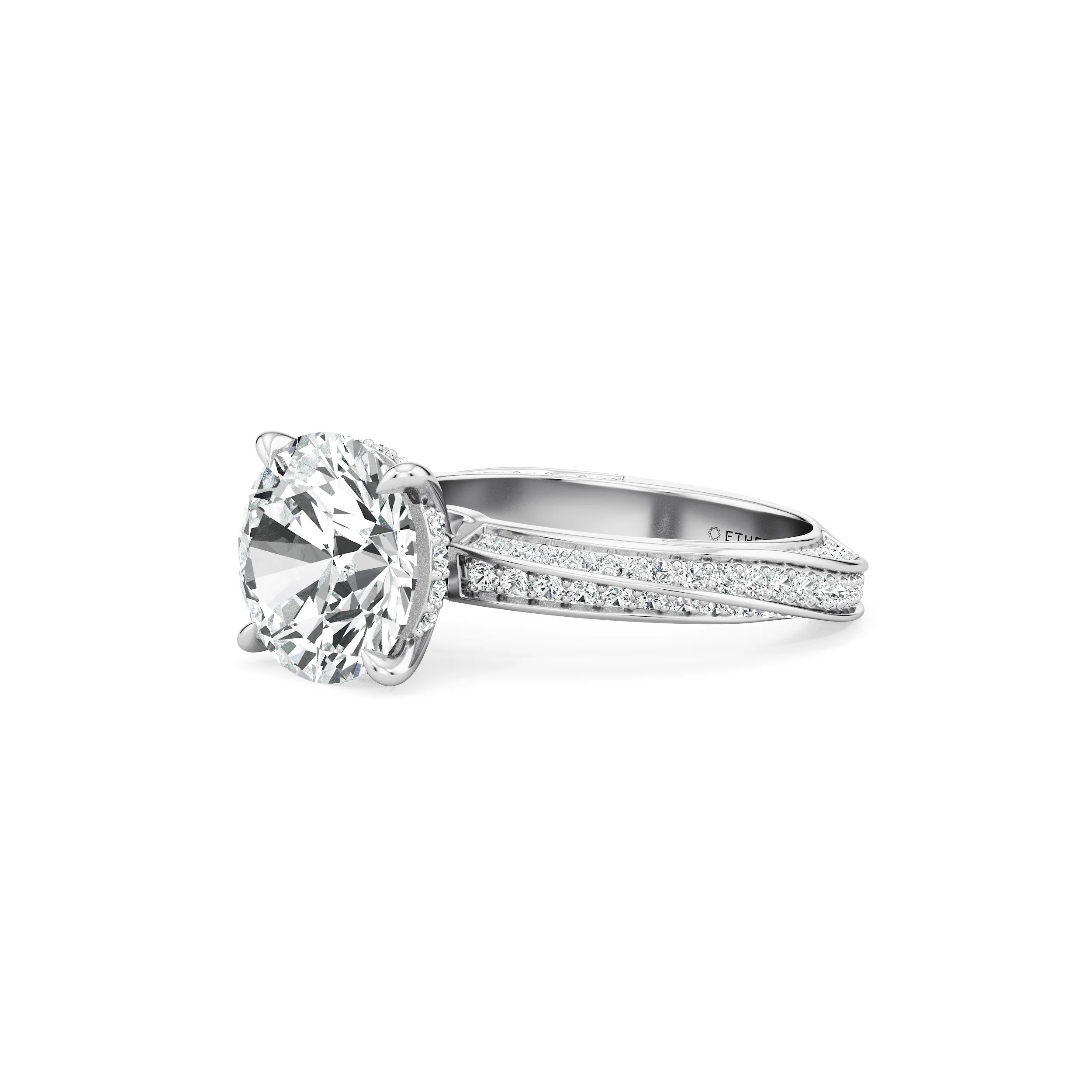 Round Crest Cocktail Ring 9