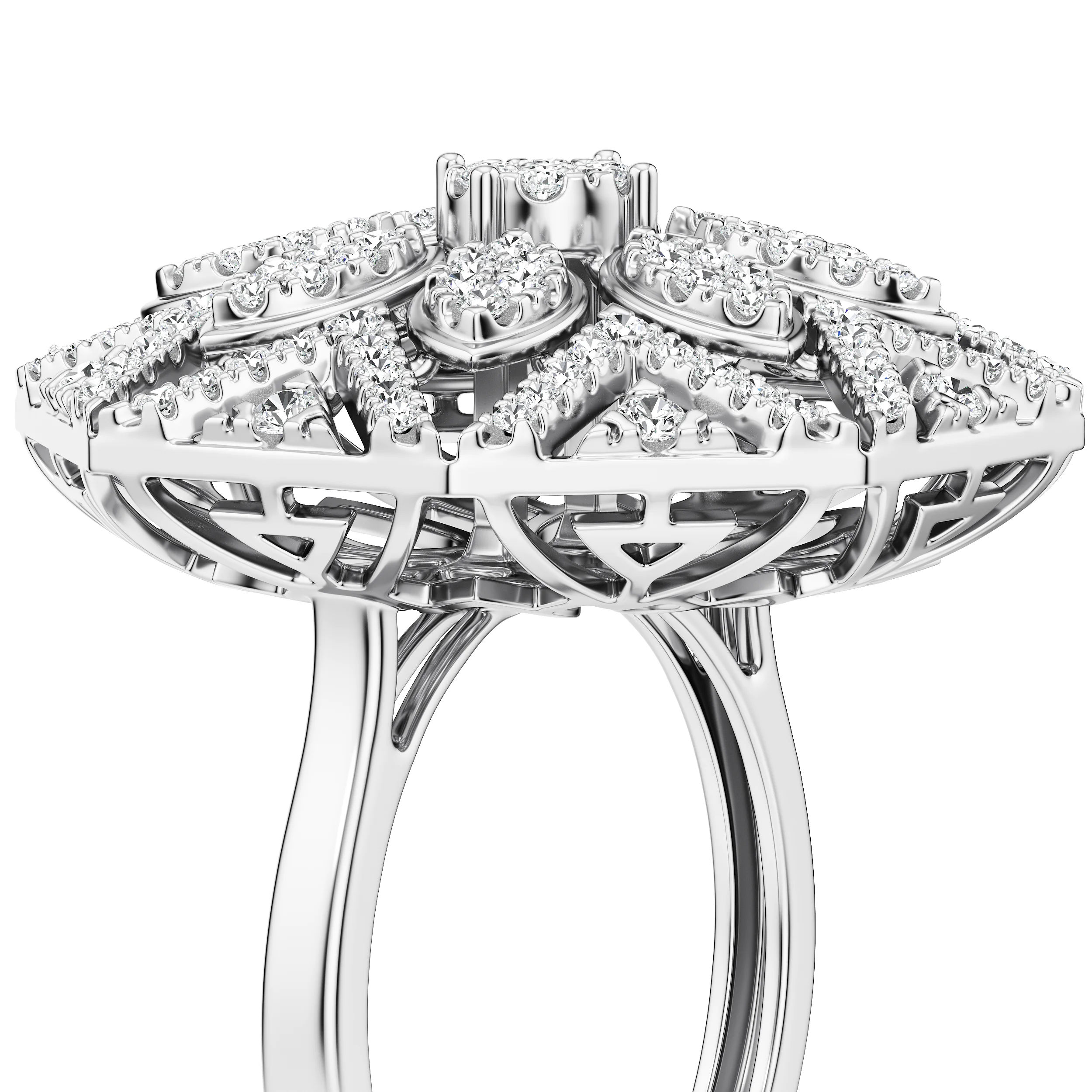 OctaBloom Statement Ring 13