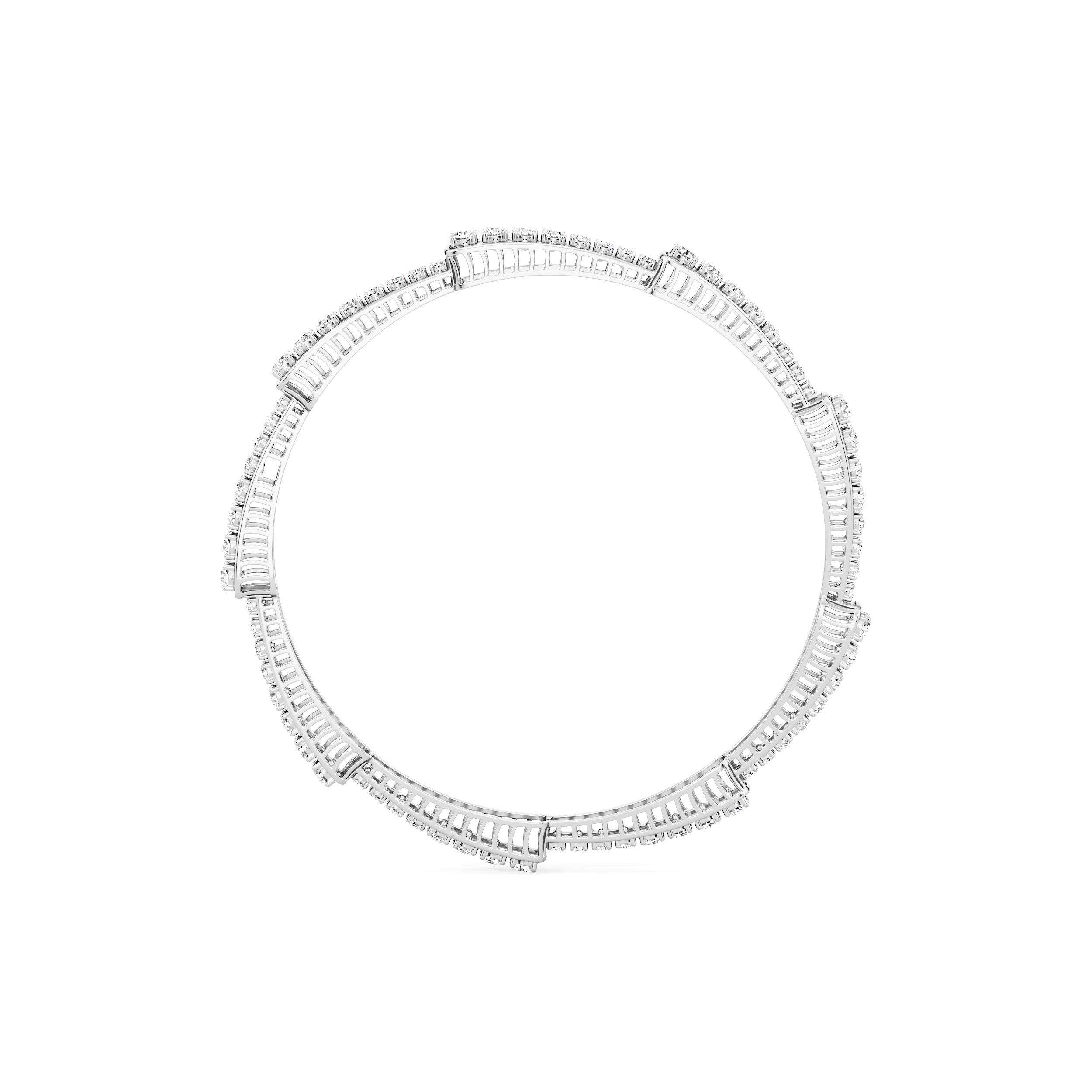 Regalia Line Diamond Bangle 5