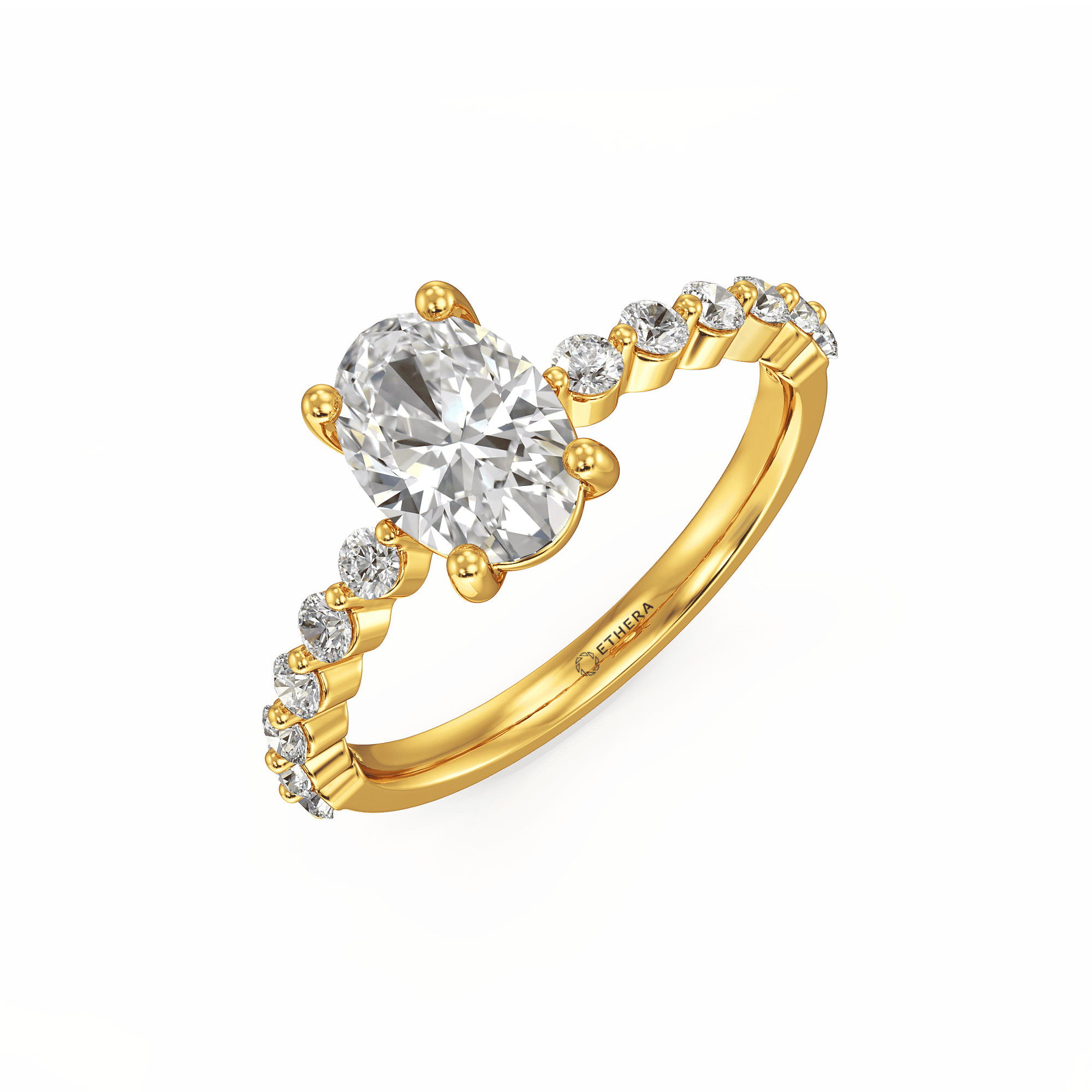 The Linea Oval Ring 0