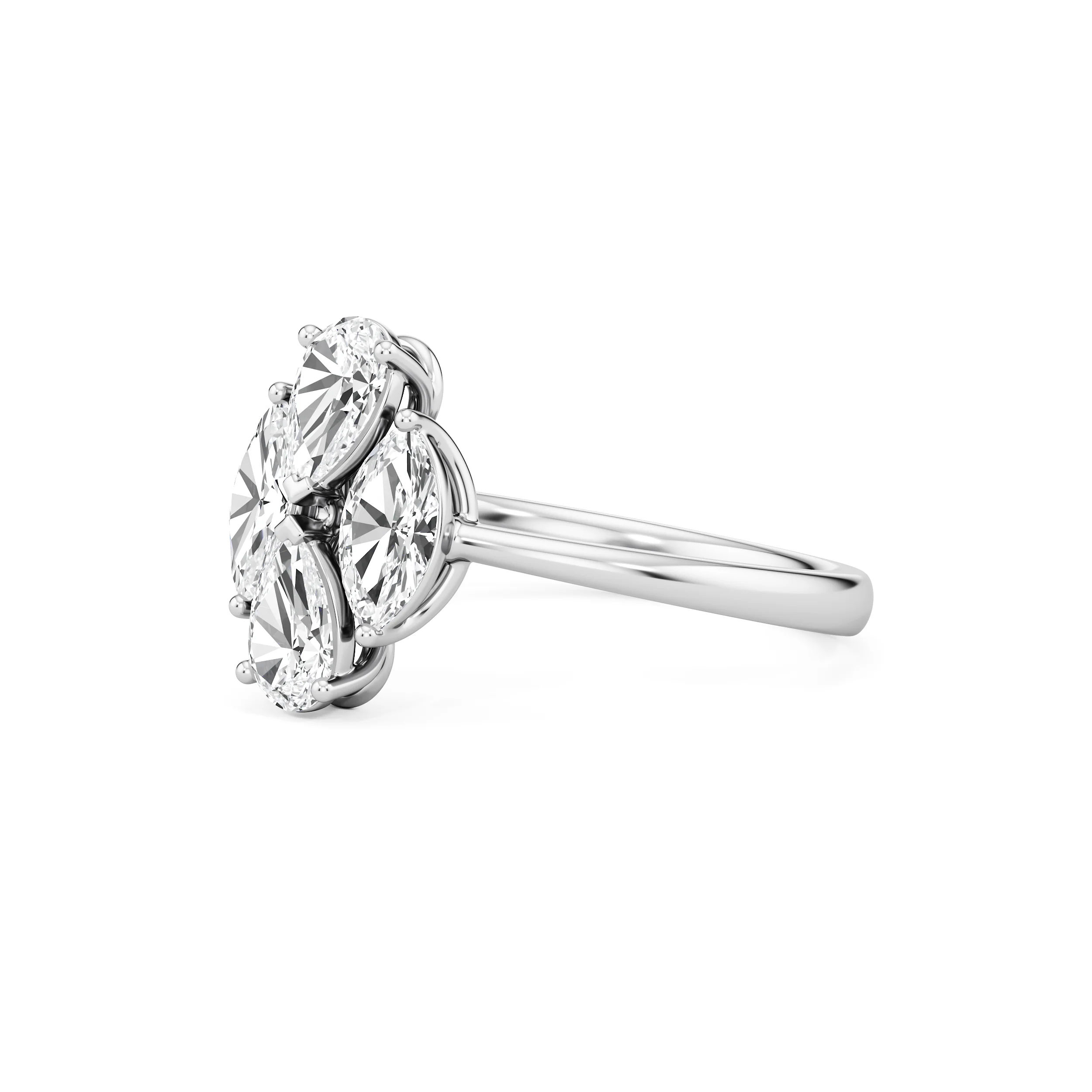 Marquise Bloom Diamond Ring 9