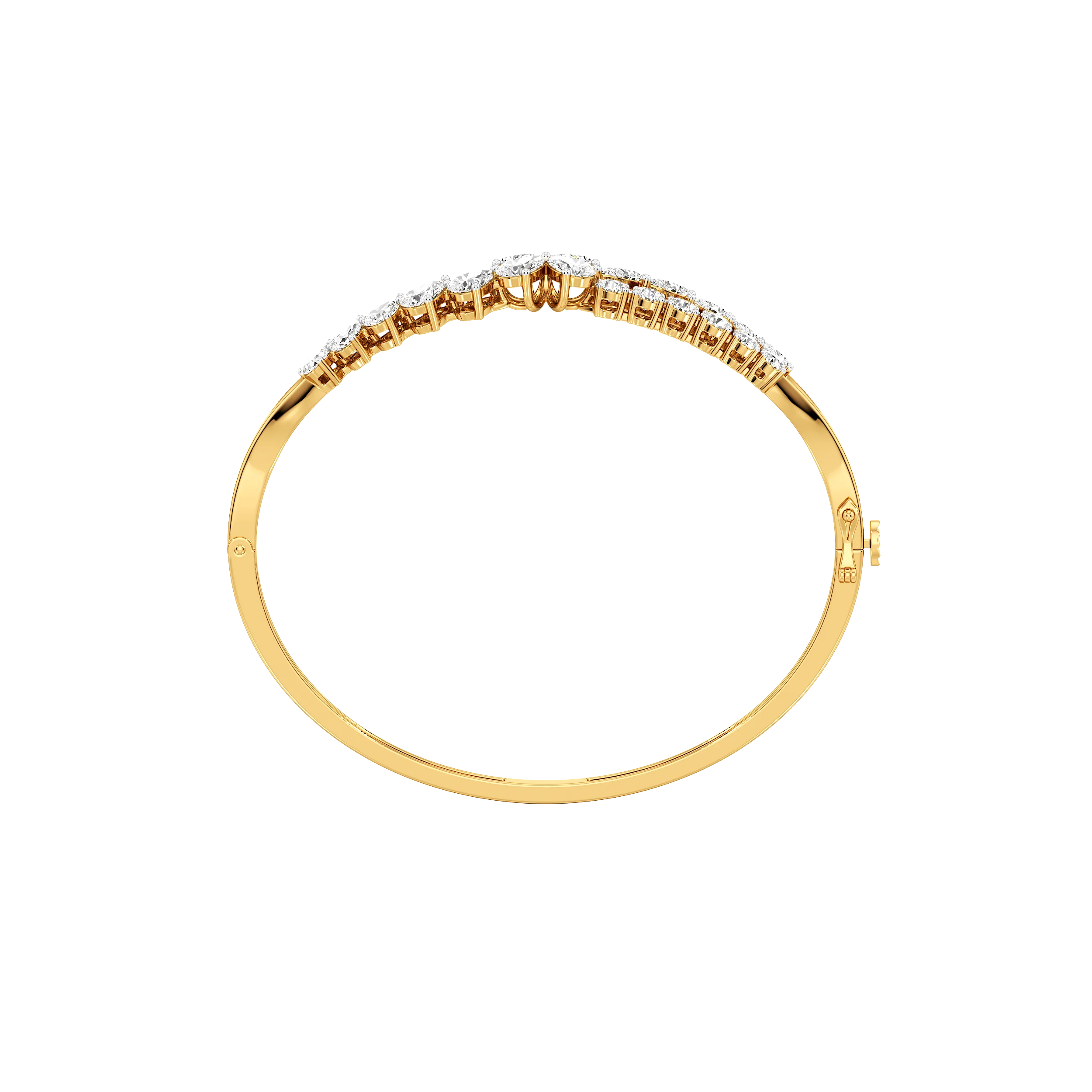 Twin Cascade Diamond Bracelets 1