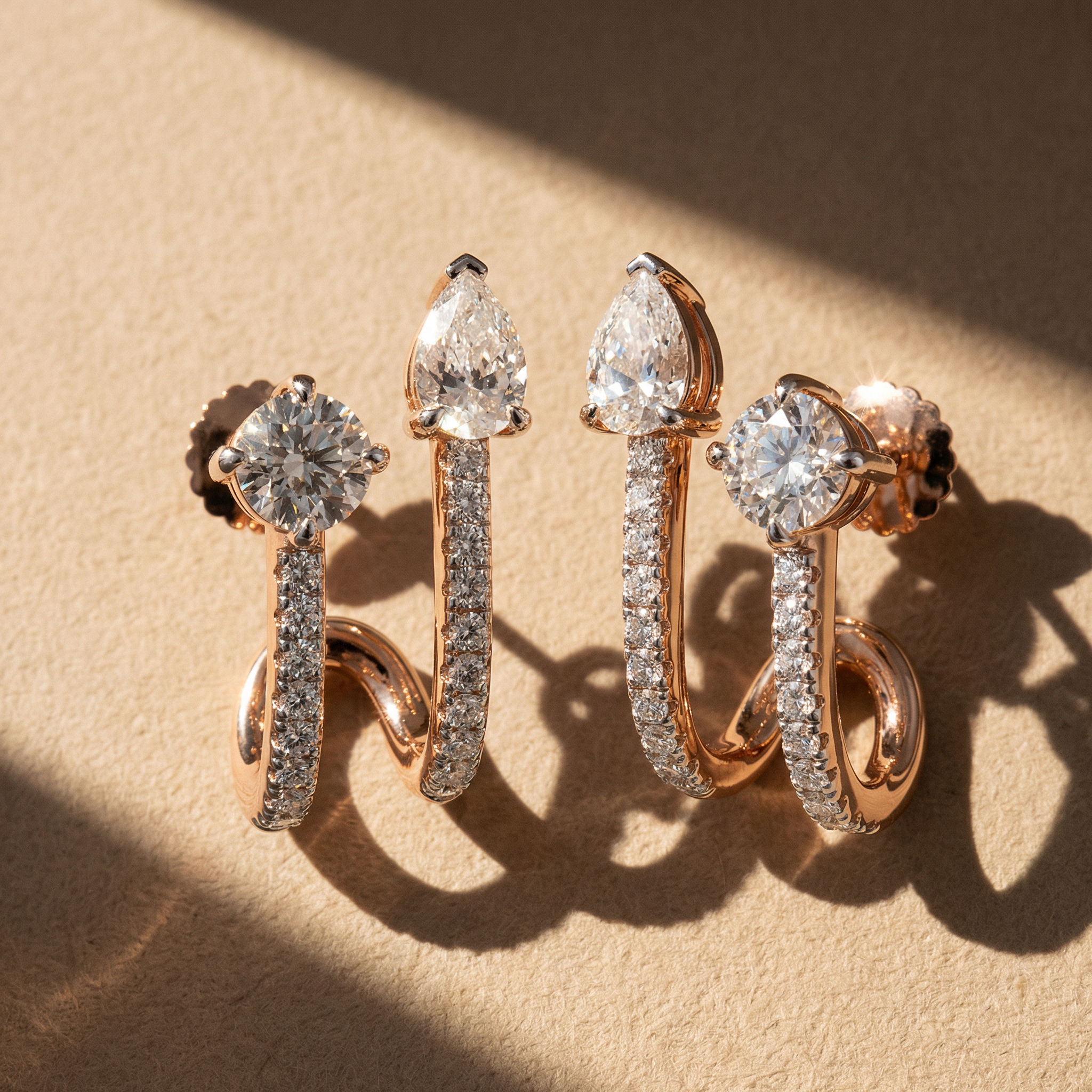 Double Delight Hoop Earrings 2