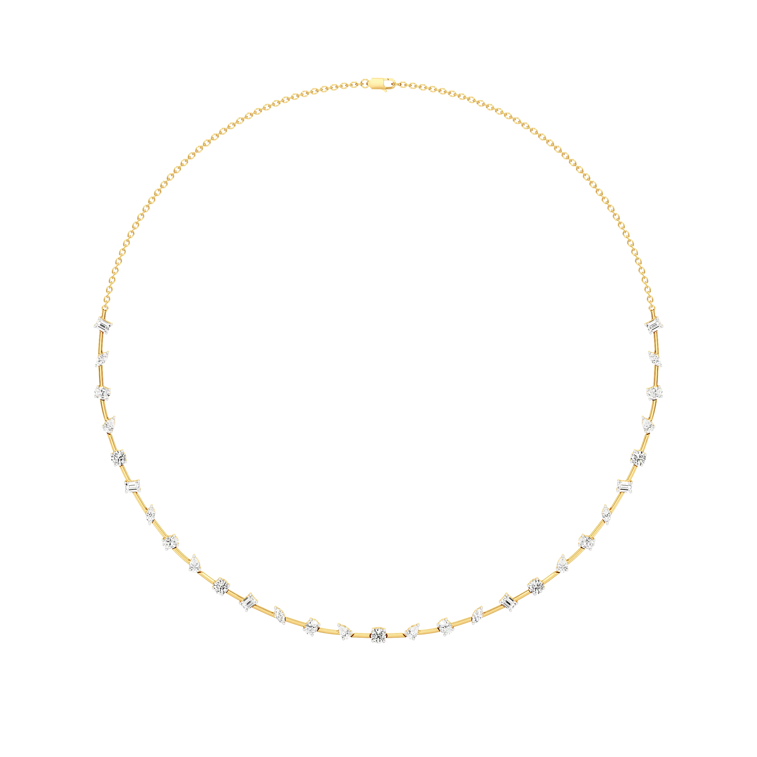 Lit Tennis Necklace