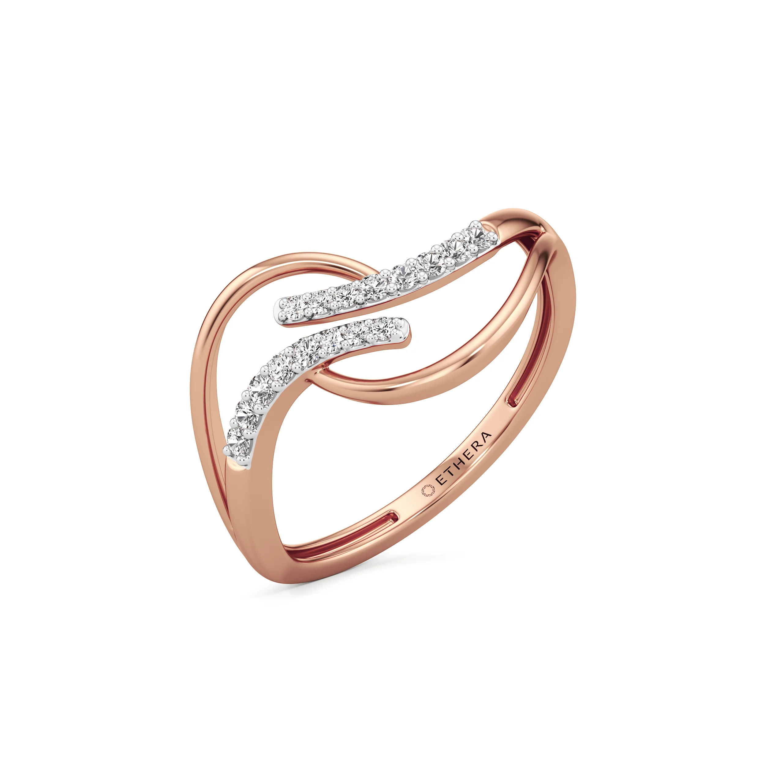 Infinity Flow Diamond Ring 11