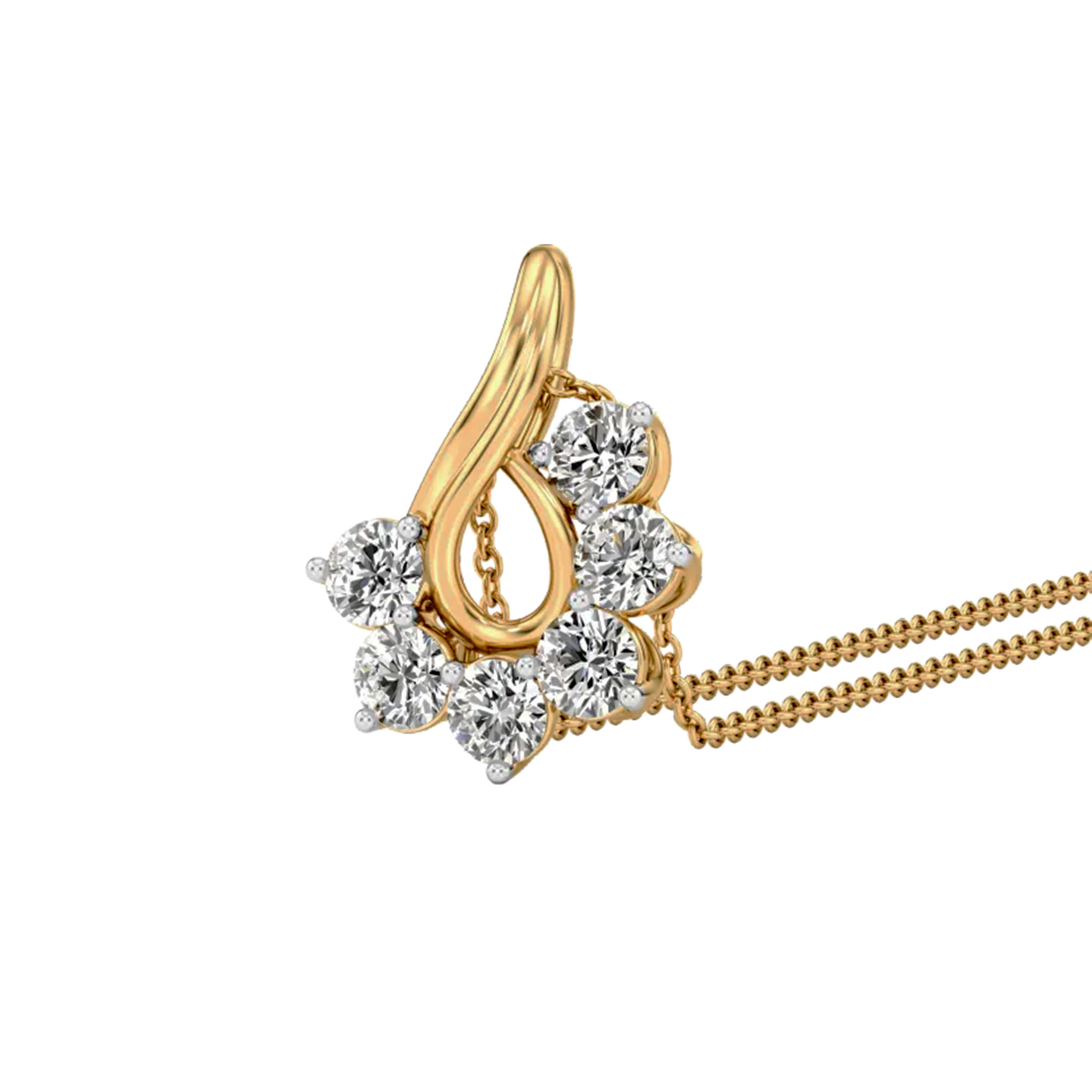 Loop Petal Pendant 0