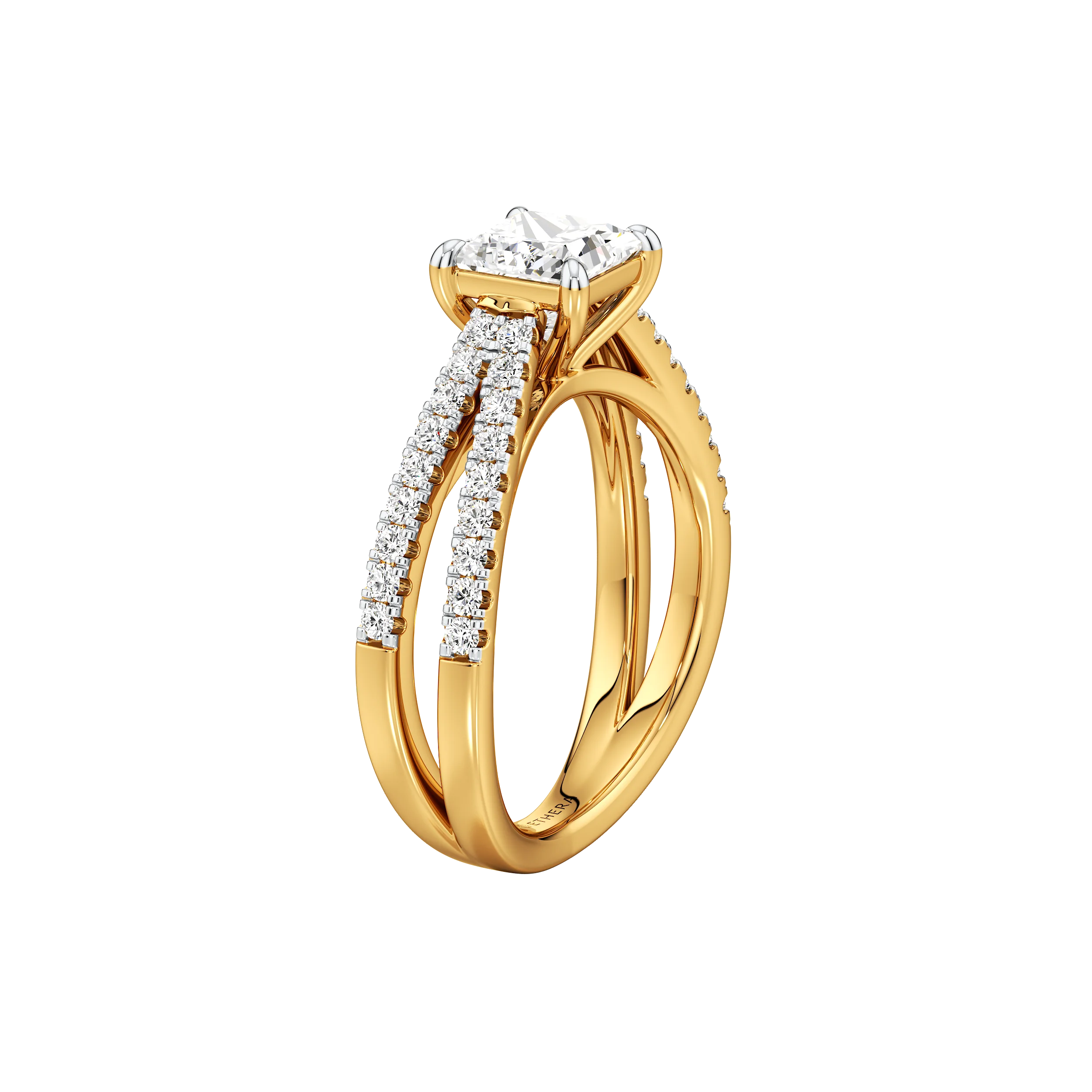 Luxe Willow Solitaire Ring 4