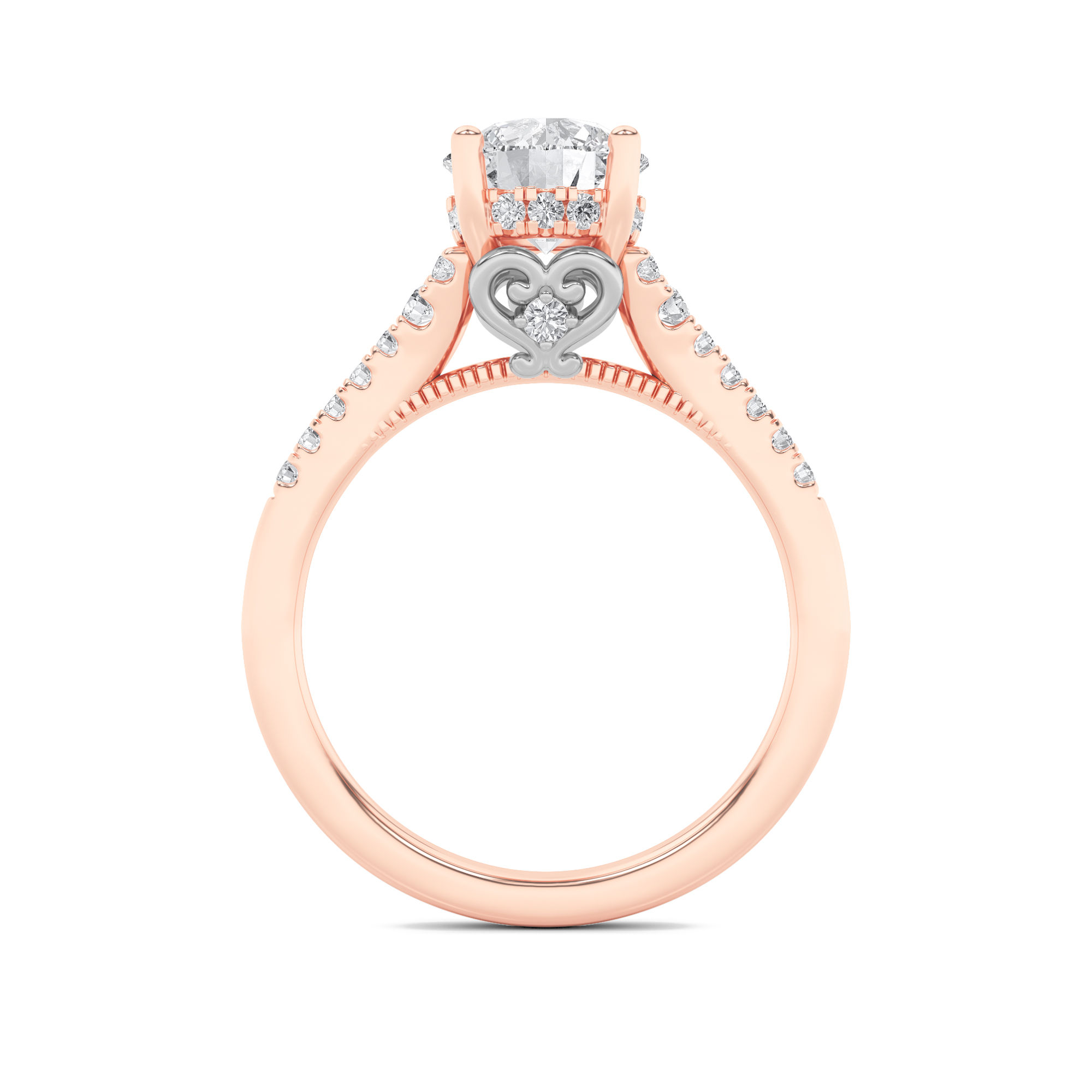 Blush Radiance Solitaire Ring 11
