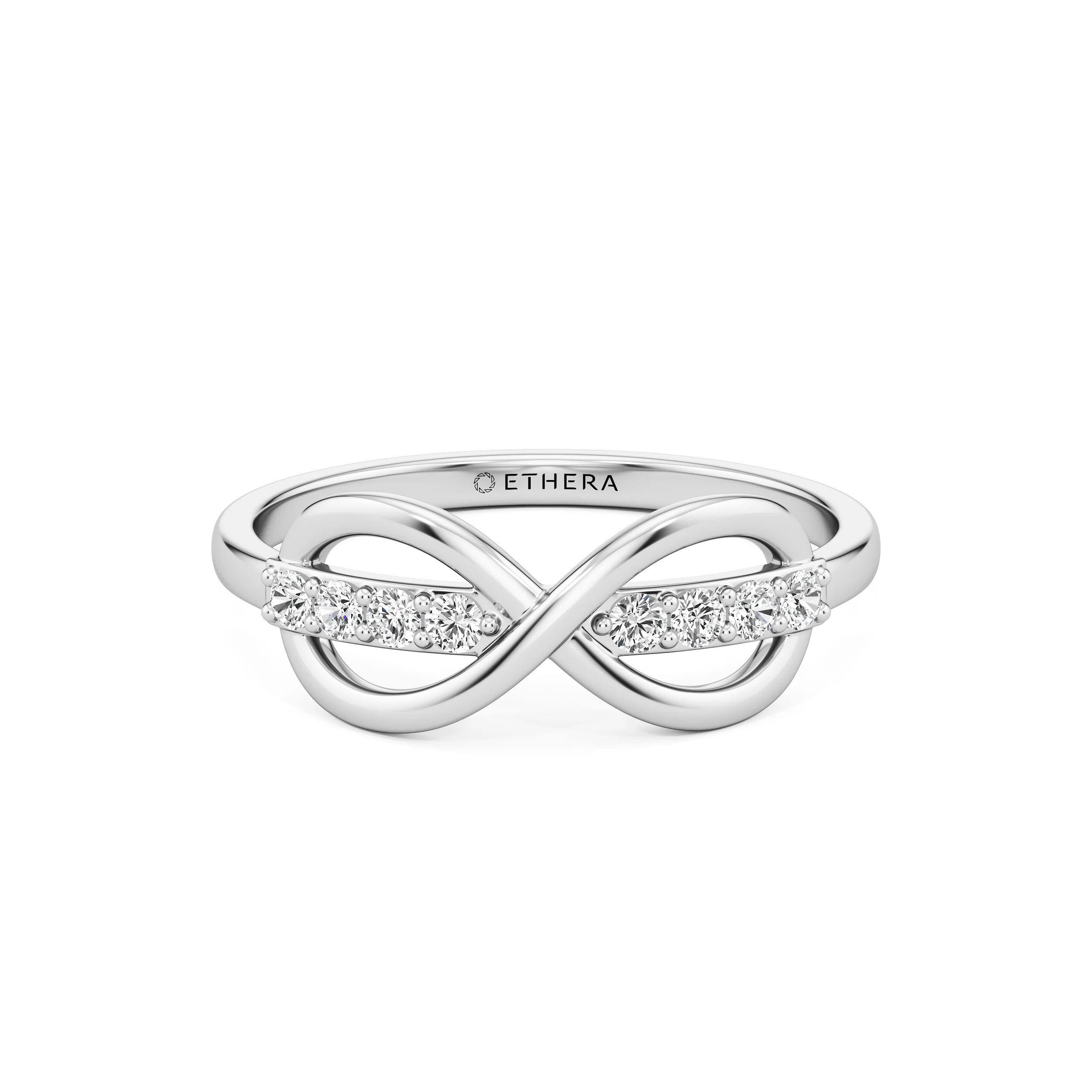 Infinity Glide Diamond Ring 9