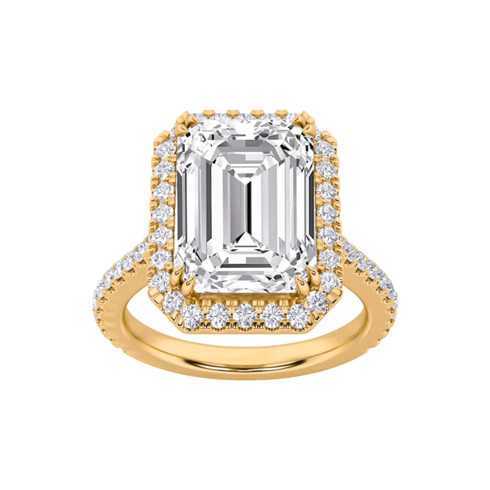 Regal Emerald Cocktail Ring 0