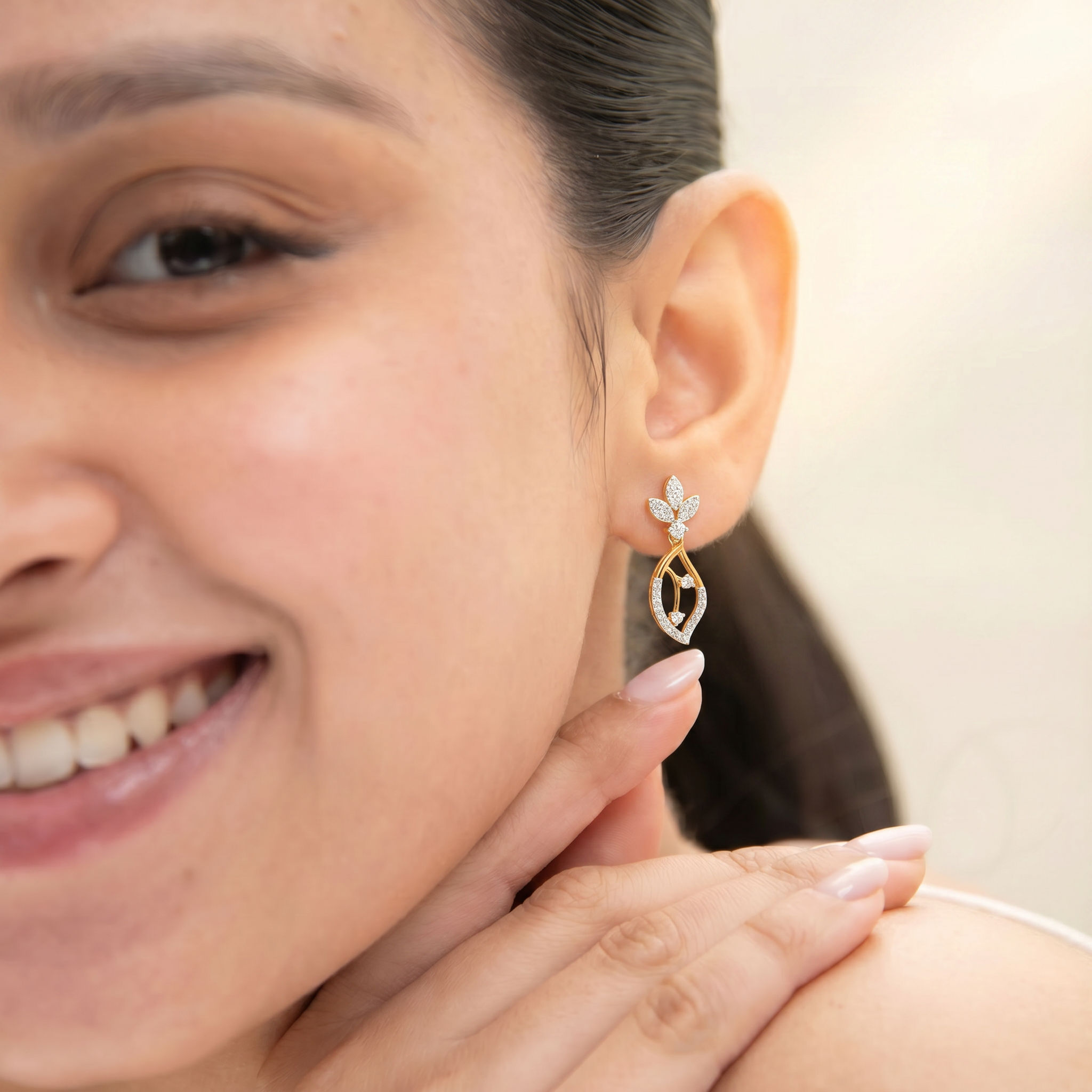 Garden Paisley Drop Earrings 1