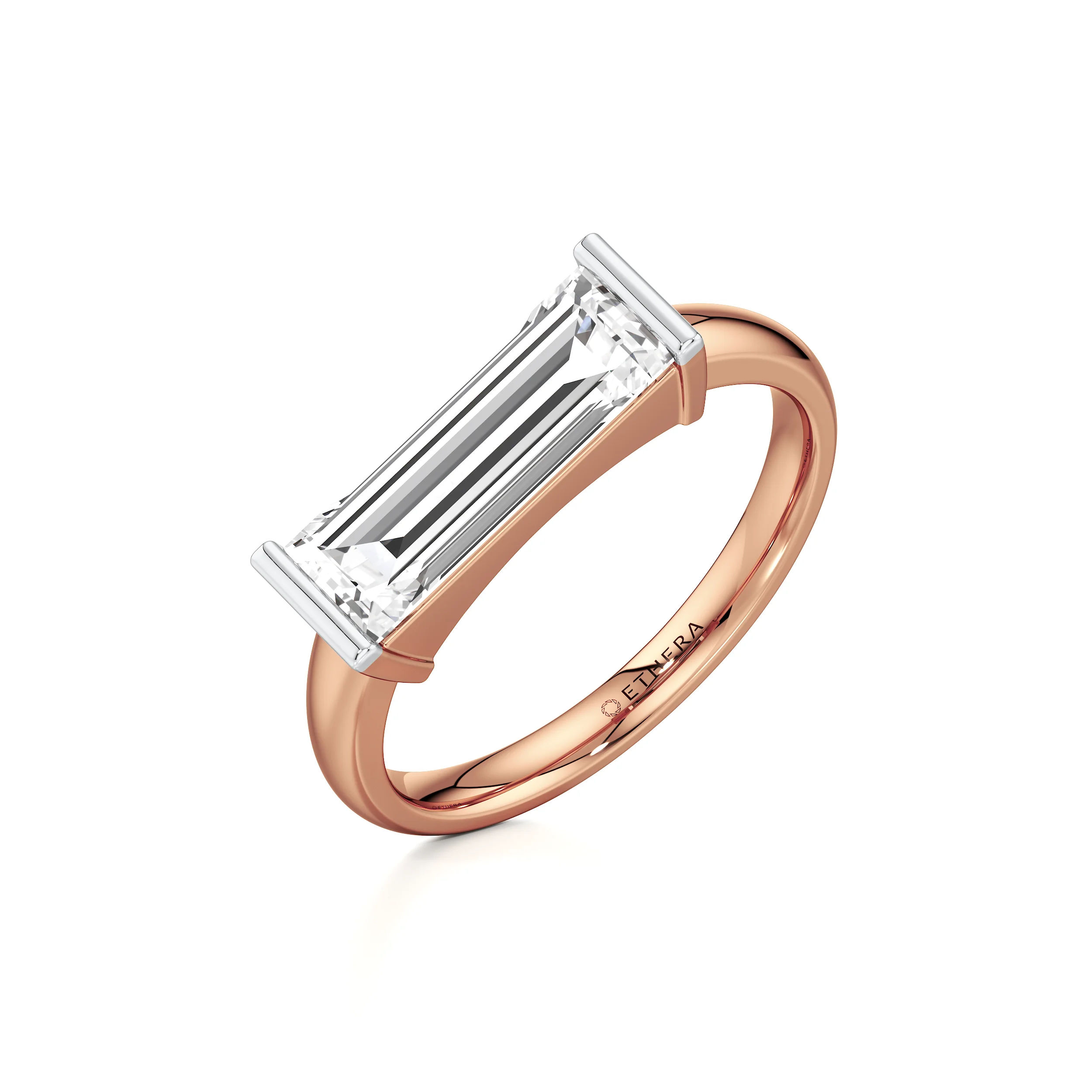 Westward Glow Solitaire Ring 9