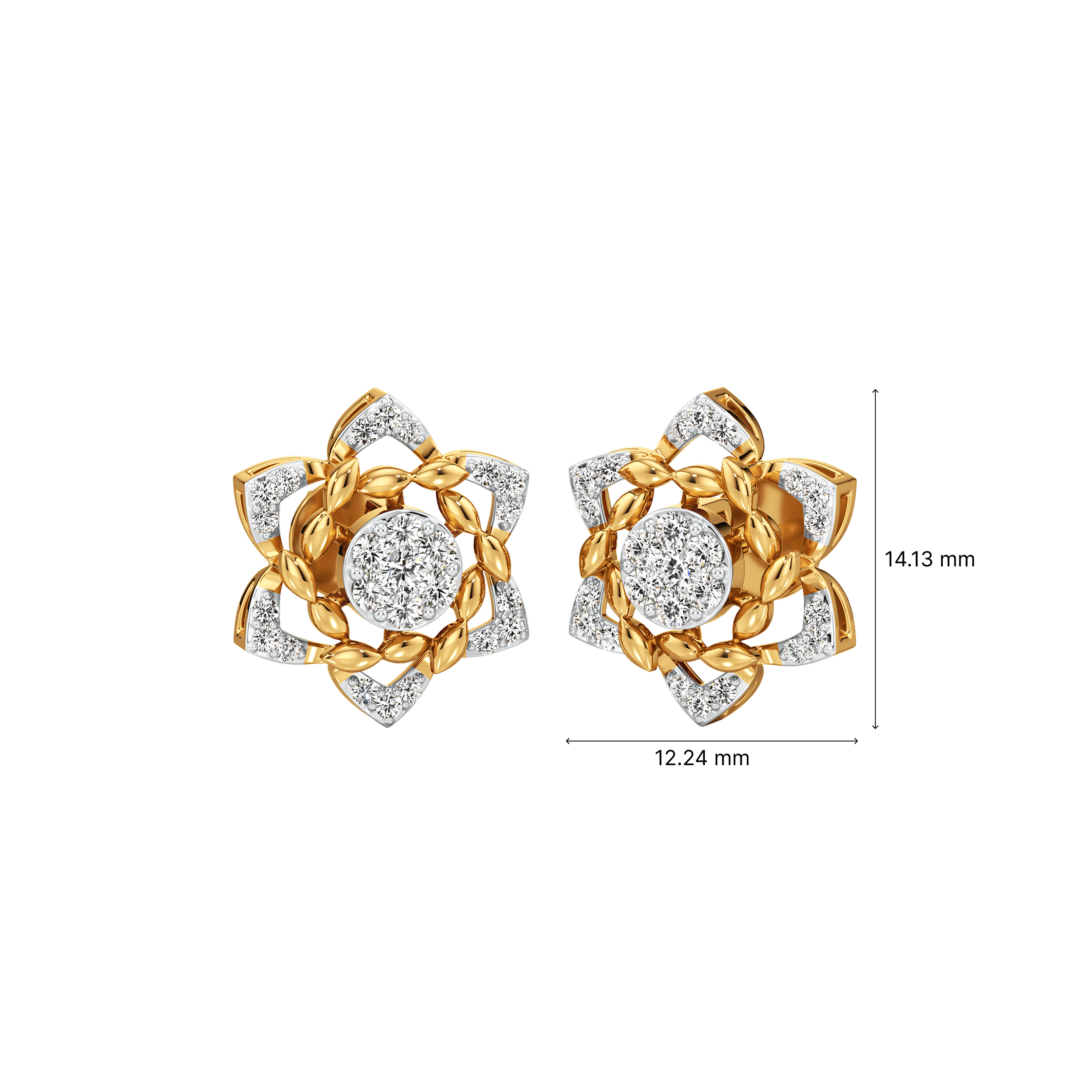 Bloom Crest Studs 4