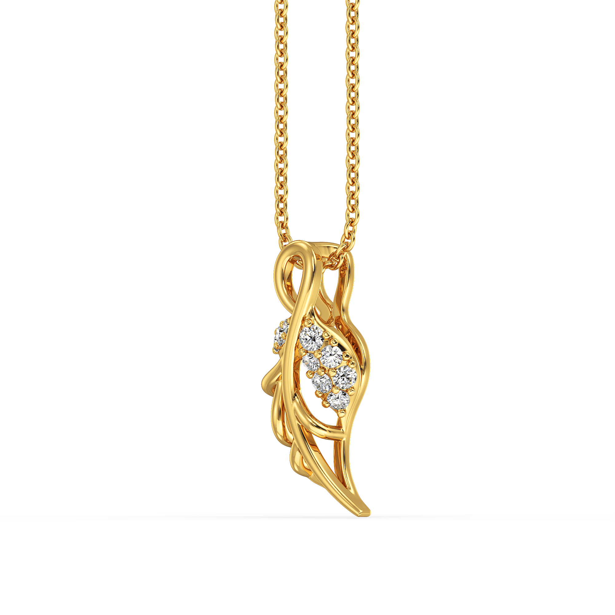 Leaf Lace pendant 2