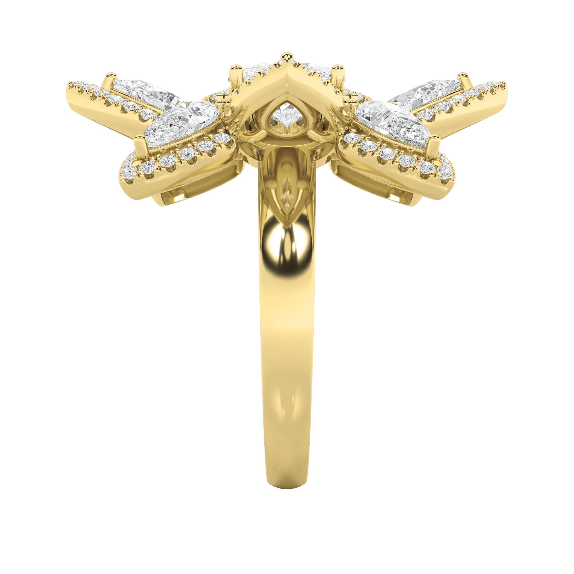 Vintage Garden Cocktail Ring 5